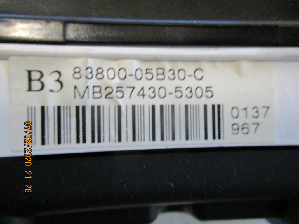 TOYOTA AVENSIS T250 2007 2.2 DIESEL SPEEDO METER INSTRUMENT CLUSTER 8380005B30C
