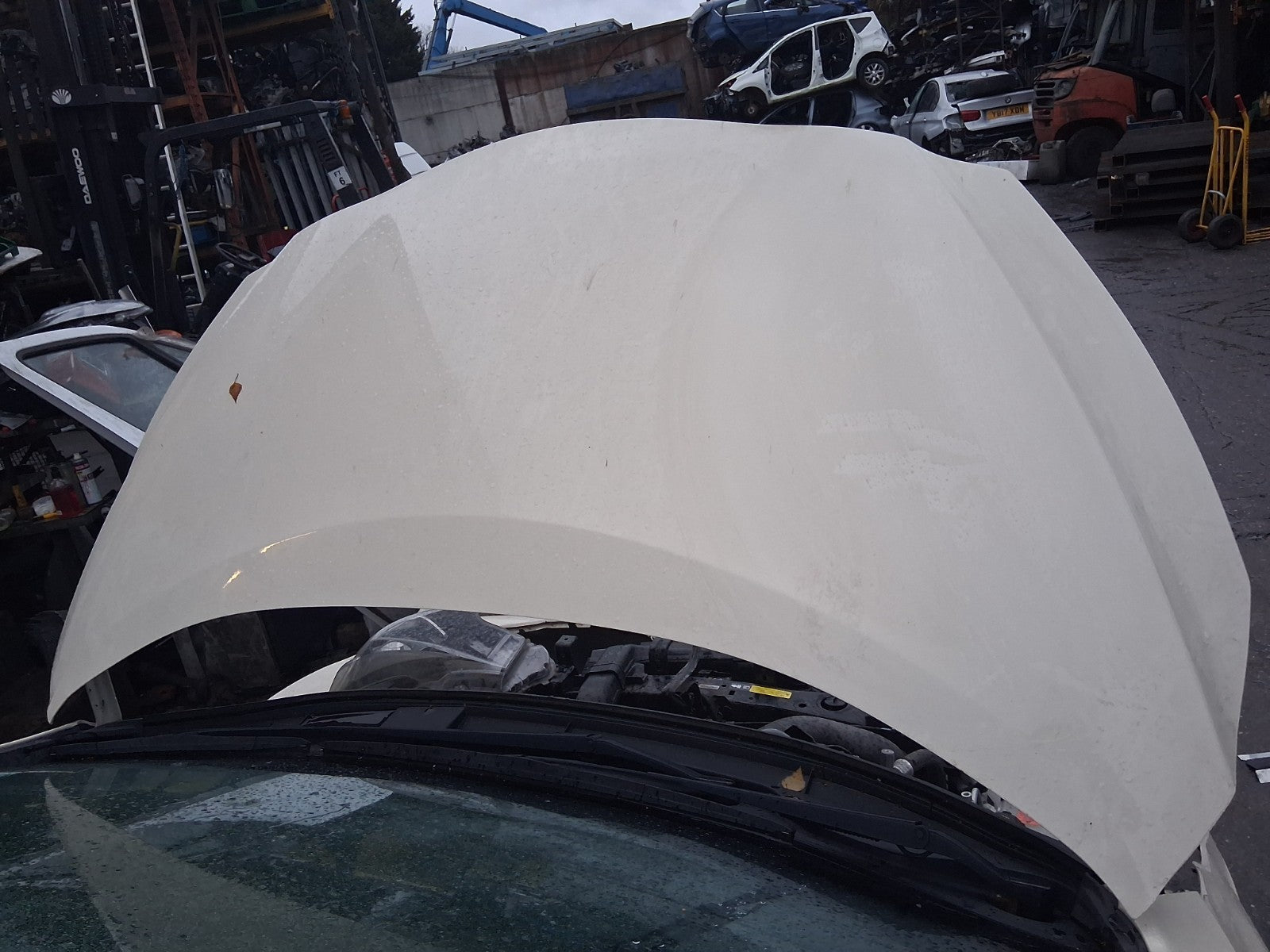 2018 NISSAN MICRA K14 FRONT BONNET HOOD PANEL IVORY D16