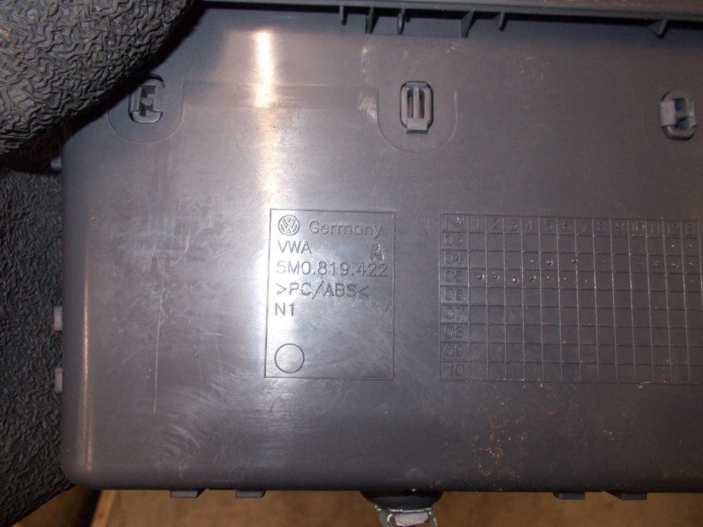 VOLKSWAGEN GOLF PLUS 2005 MK5 CLIMATE CONTROL TRIM & STORAGE 5M0819075