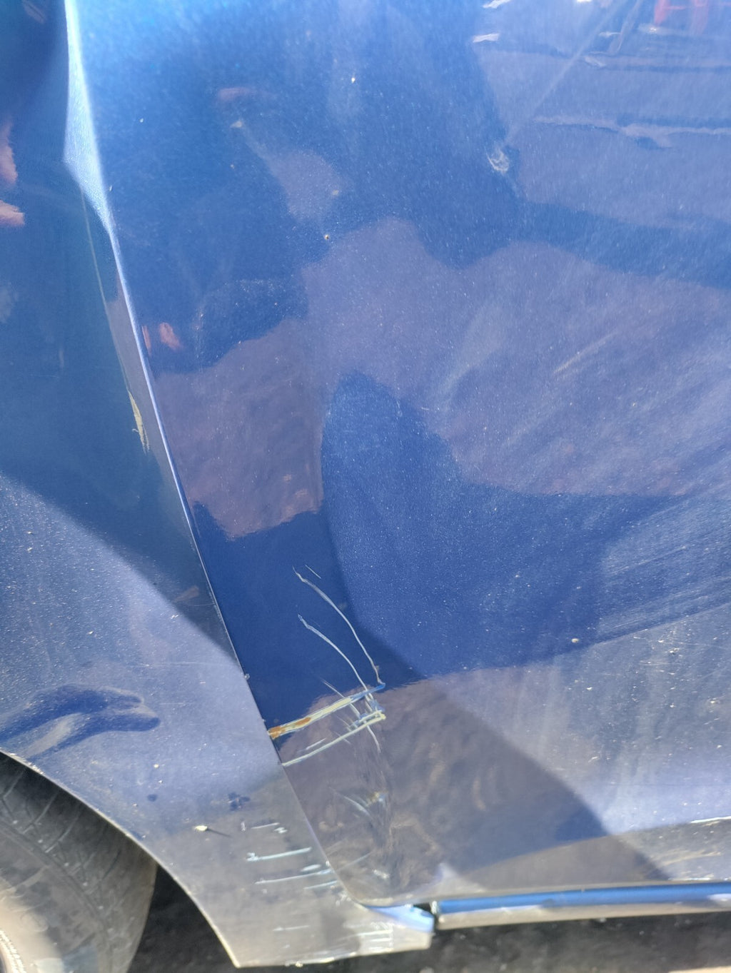 2019 HYUNDAI I20 FACELIFT NSF PASSENGER FRONT BARE DOOR CHAMPION BLUE PEARL U24