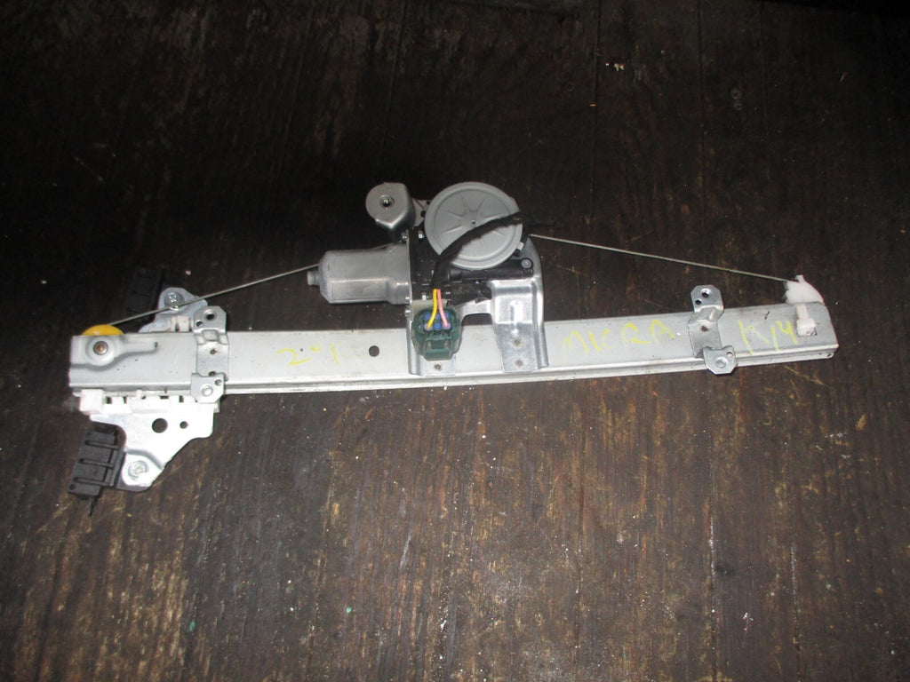 NISSAN MICRA 2016 MK5 K14 DOOR WINDOW REGULATOR NEARSIDE FRONT 807205FA0AO