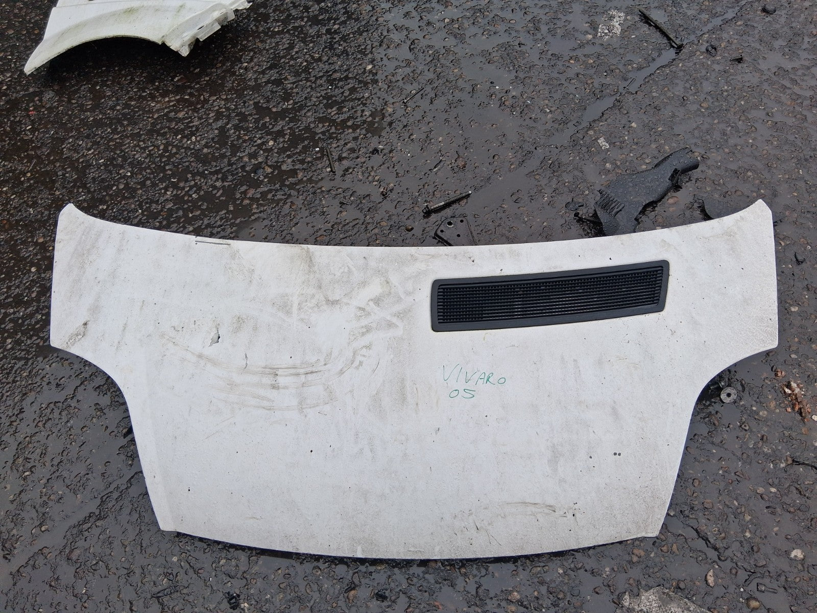 2005 VAUXHALL VIVARO MK1 FRONT BONNET HOOD PANEL WHITE