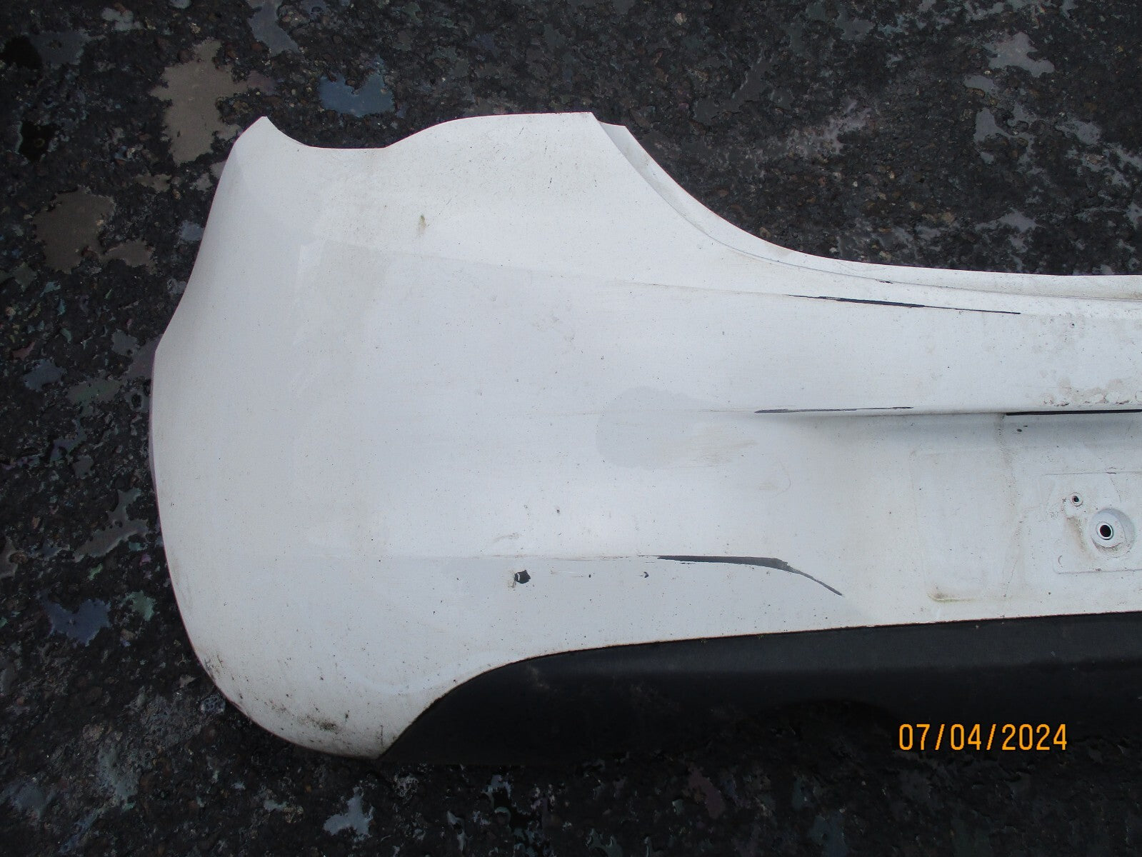 VAUXHALL CORSA E 2019 3 DOOR REAR COMPLETE BUMPER WHITE