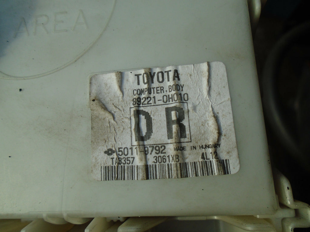 CITROEN C1 2015 MK2 BCM BODY CONTROL MODULE 892210H010