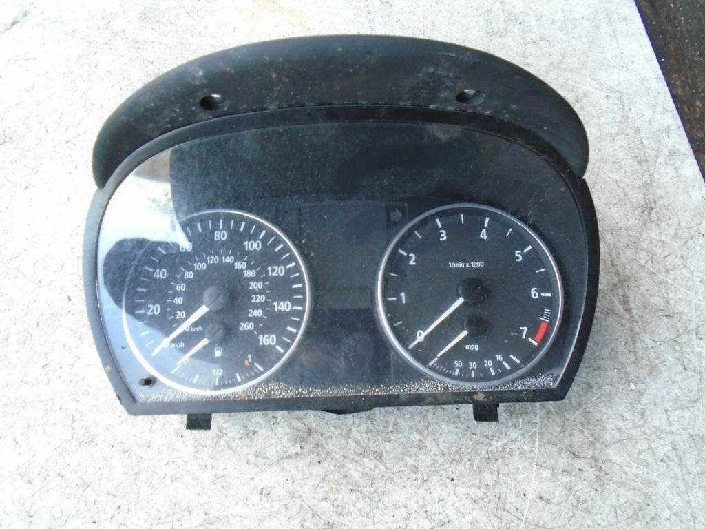 BMW 3 SERIES 2010 E90 SPEEDOMETER INSTRUMENT CLUSTER