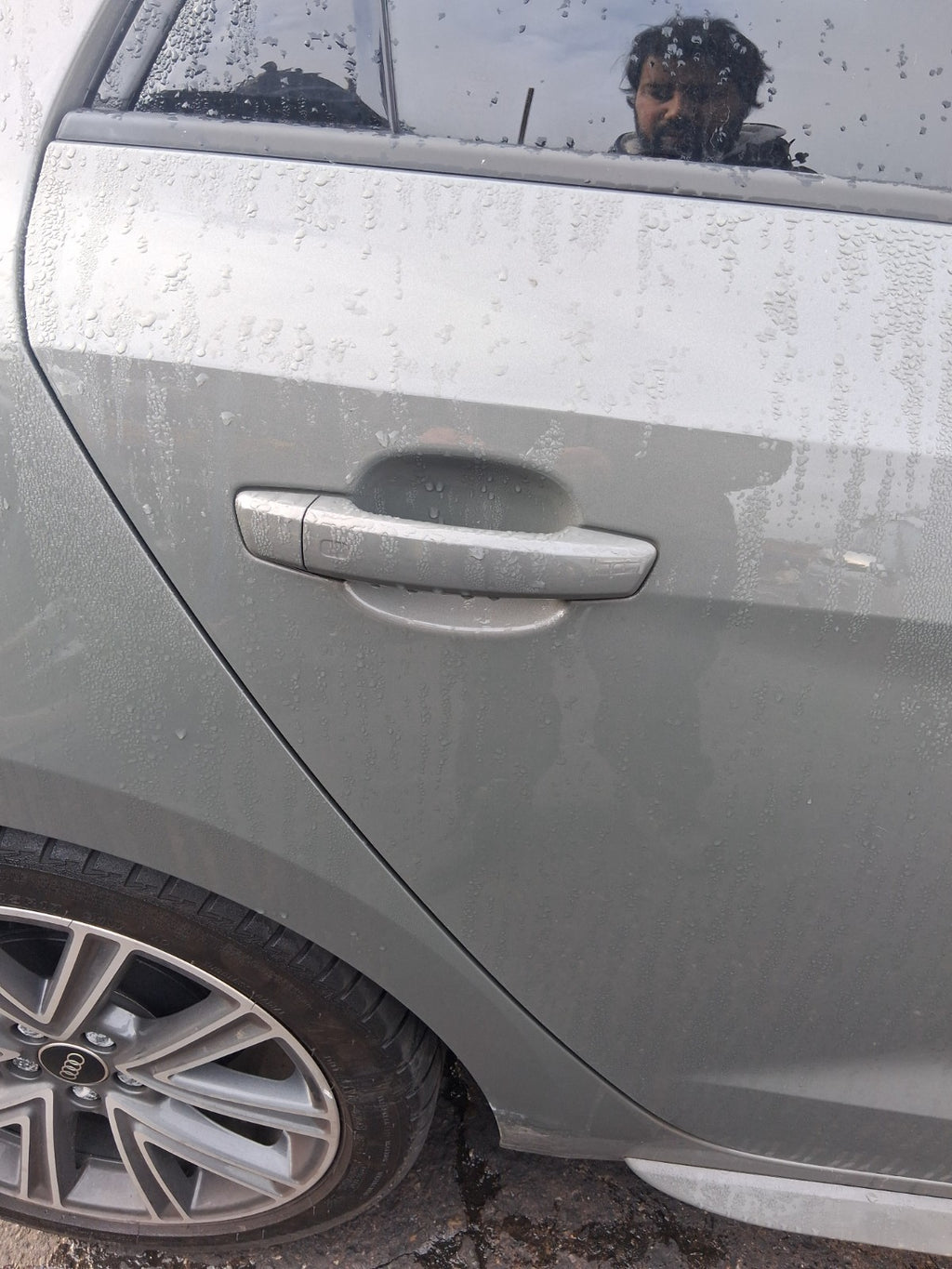 2024 AUDI A1 S LINE MK2 GB OSR DRIVER SIDE REAR BARE DOOR CHRONOS GREY LX7G