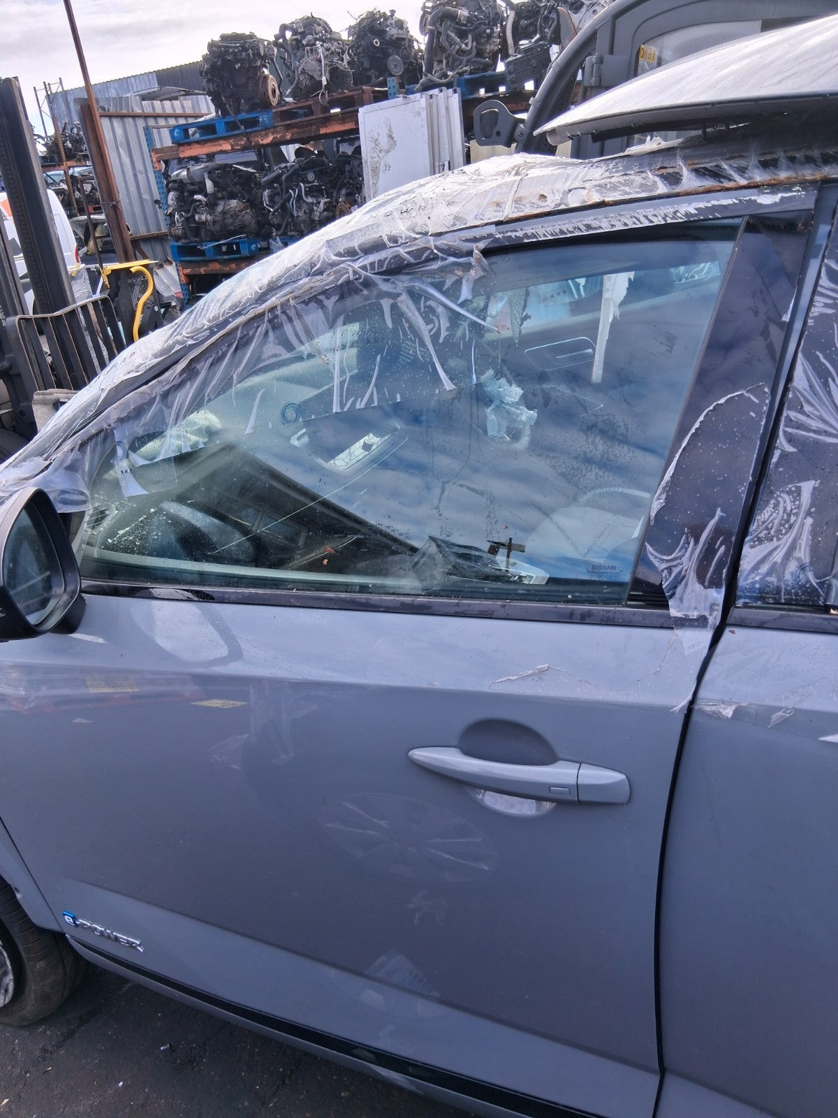2024 NISSAN QASHQAI J12 MK3 NSF PASSENGER SIDE FRONT LEFT BARE DOOR GREY