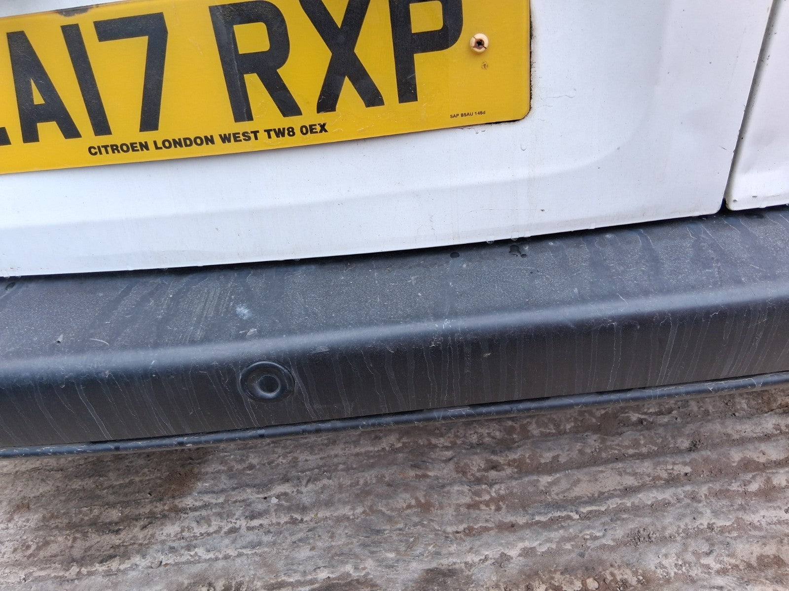 2017 CITROEN BERLINGO MK2 COMLEPTE REAR BUMPER WITH PDC SENSORS