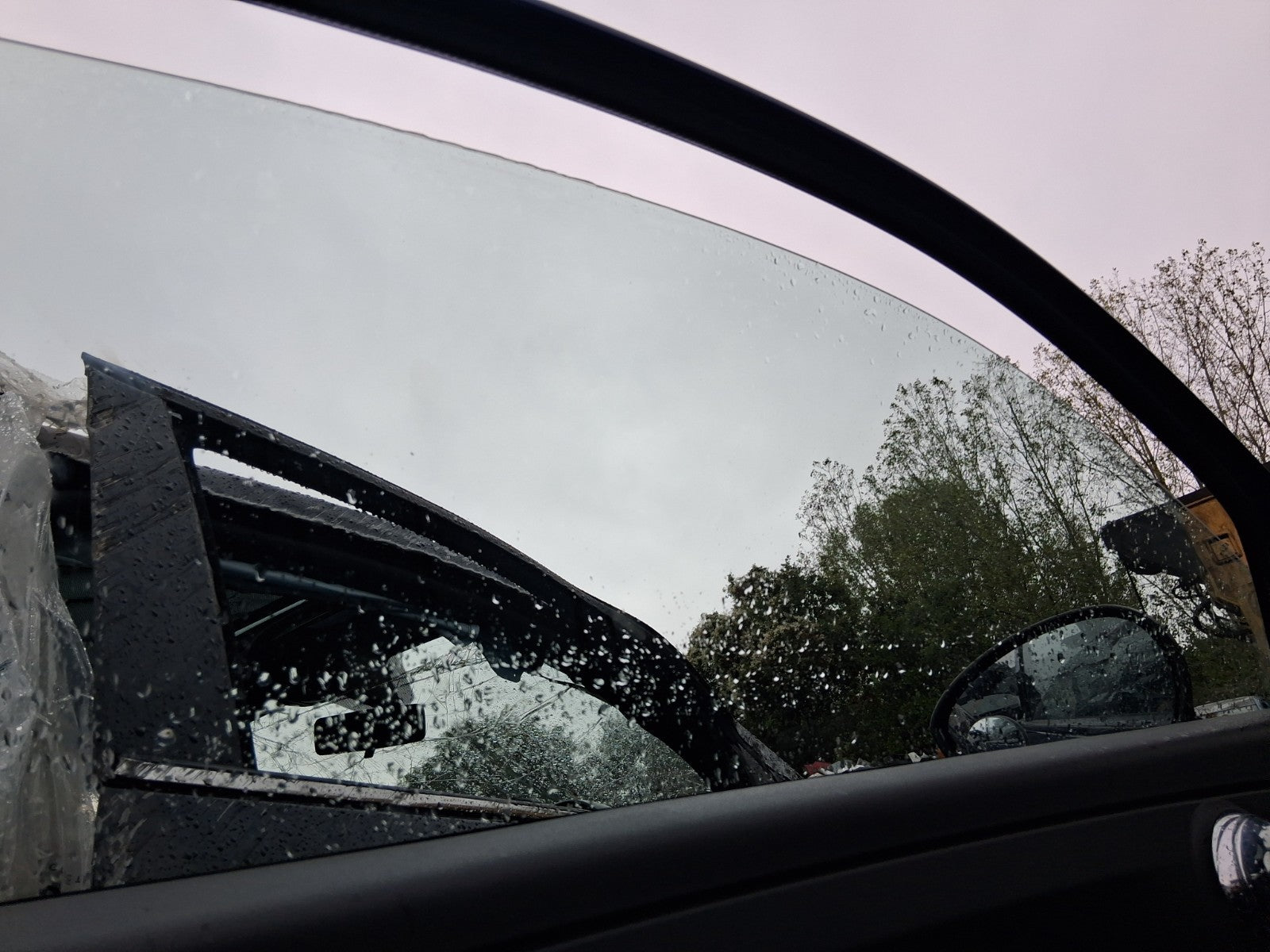 2010 FIAT 500 LOUNGE MK1 NS PASSENGER SIDE LEFT WINDOW GLASS