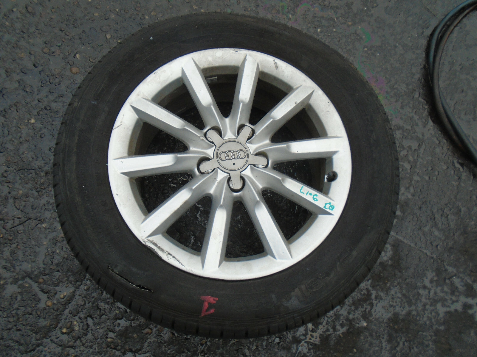 AUDI Q3 8U 2017 17 INCH ALLOY WHEEL WITH TYRE 8U0601025S 235/55R17