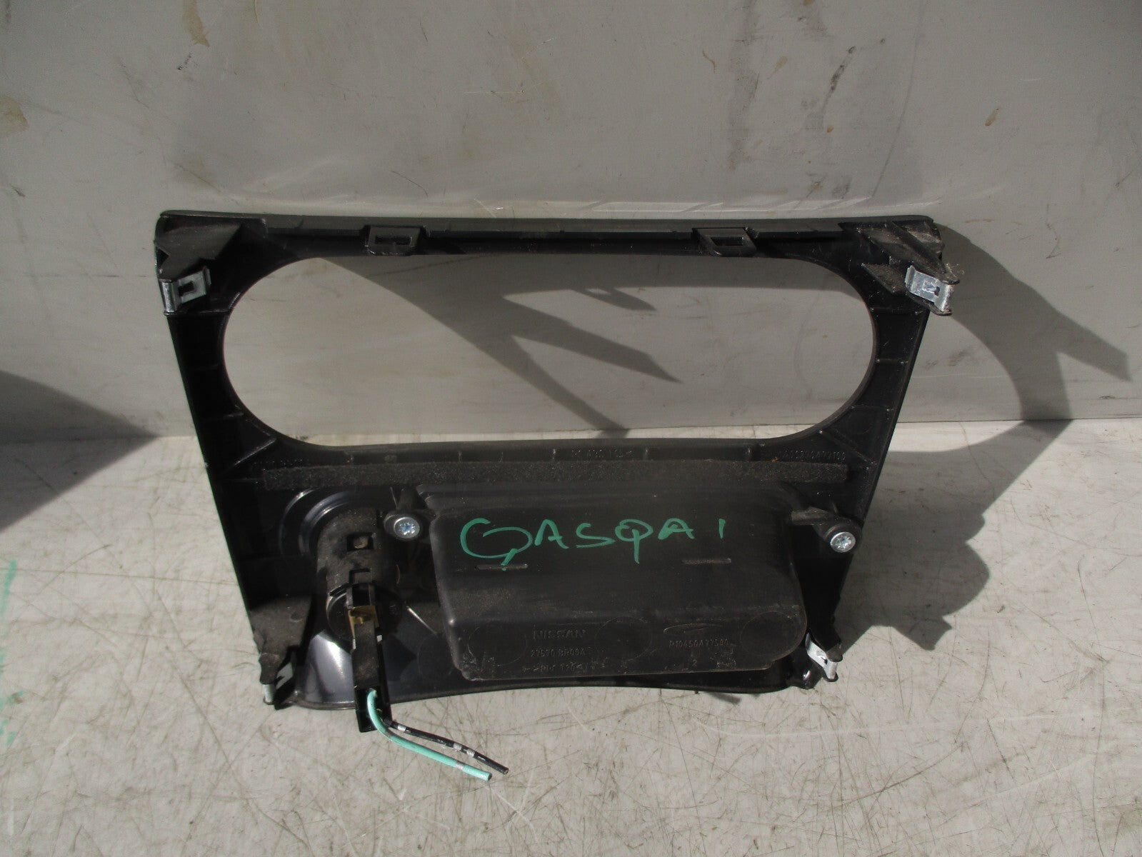 2012 NISSAN QASHQAI J10 INTERIOR HEATER CLIMATE CONTROL SURROUND TRIM 27570BR00A