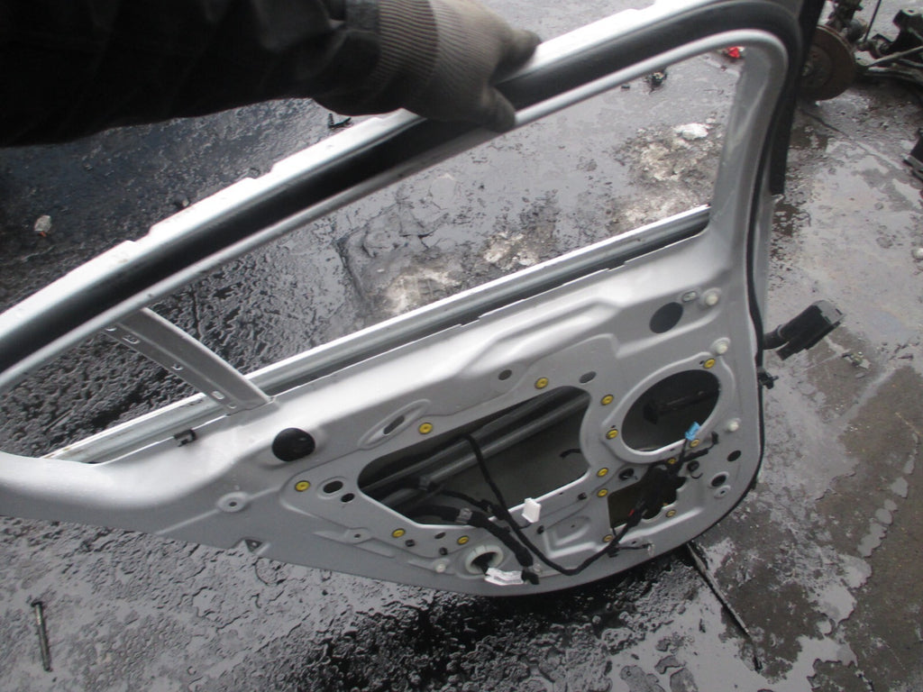 2015 JAGUAR XE R-SPORT NSR PASSENGER SIDE REAR BARE DOOR GLACIER WHITE