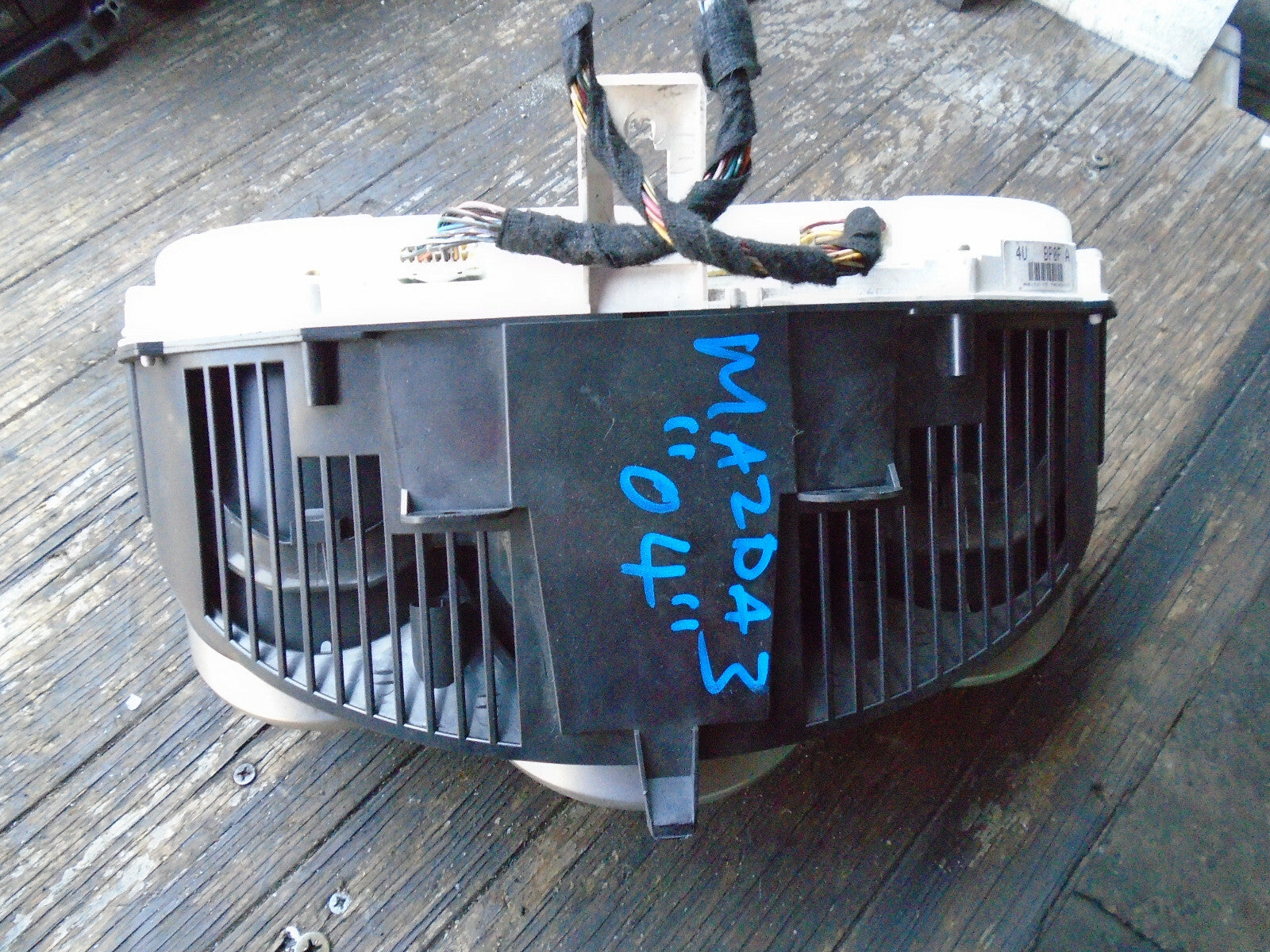 MAZDA 3 2004 SPEEDOMETER INSTRUMENT CLUSTER CLOCK