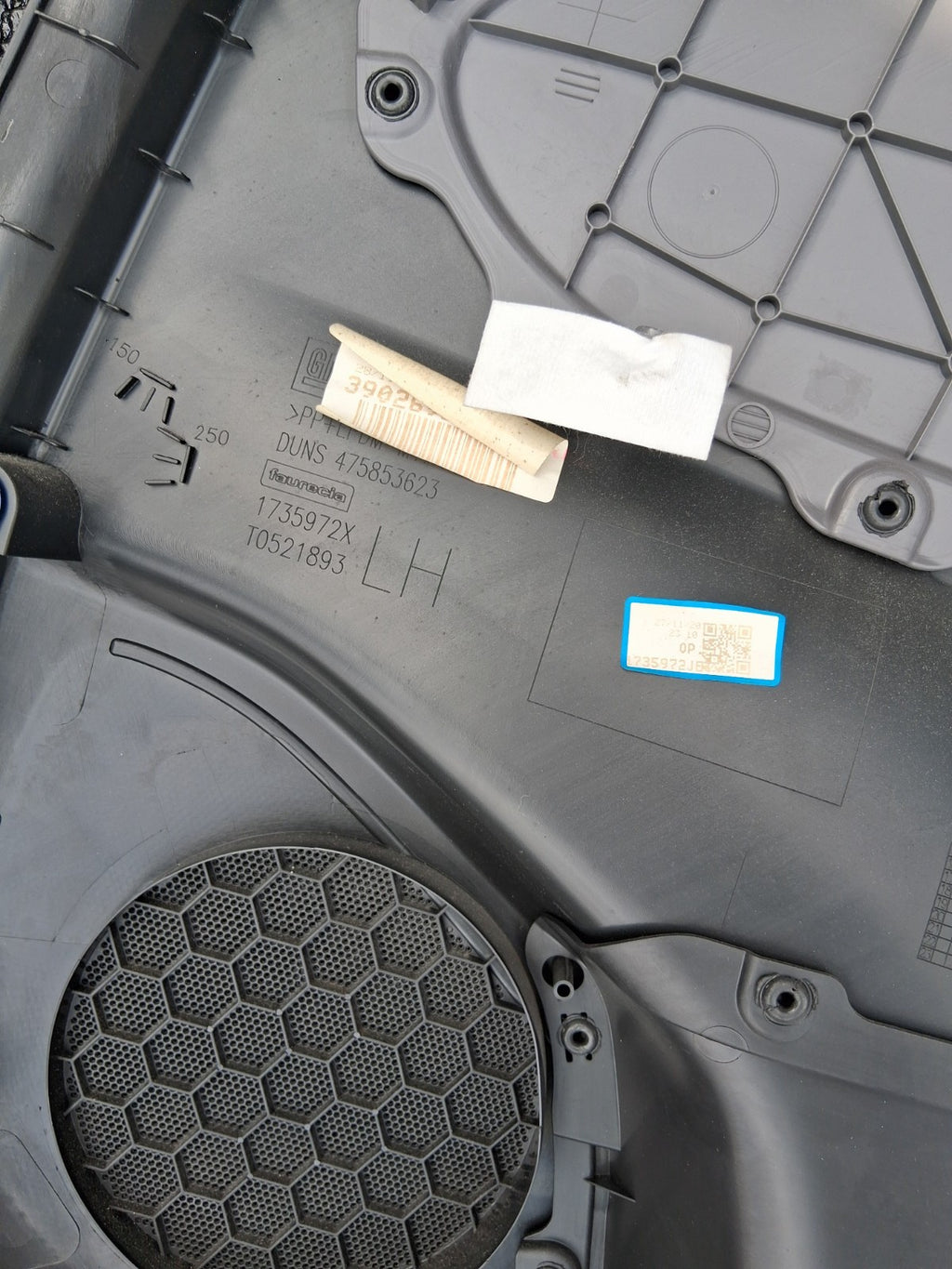 VAUXHALL CROSSLAND X 2018 NSF PASSENGER SIDE FRONT LEFT DOOR CARD 475853623
