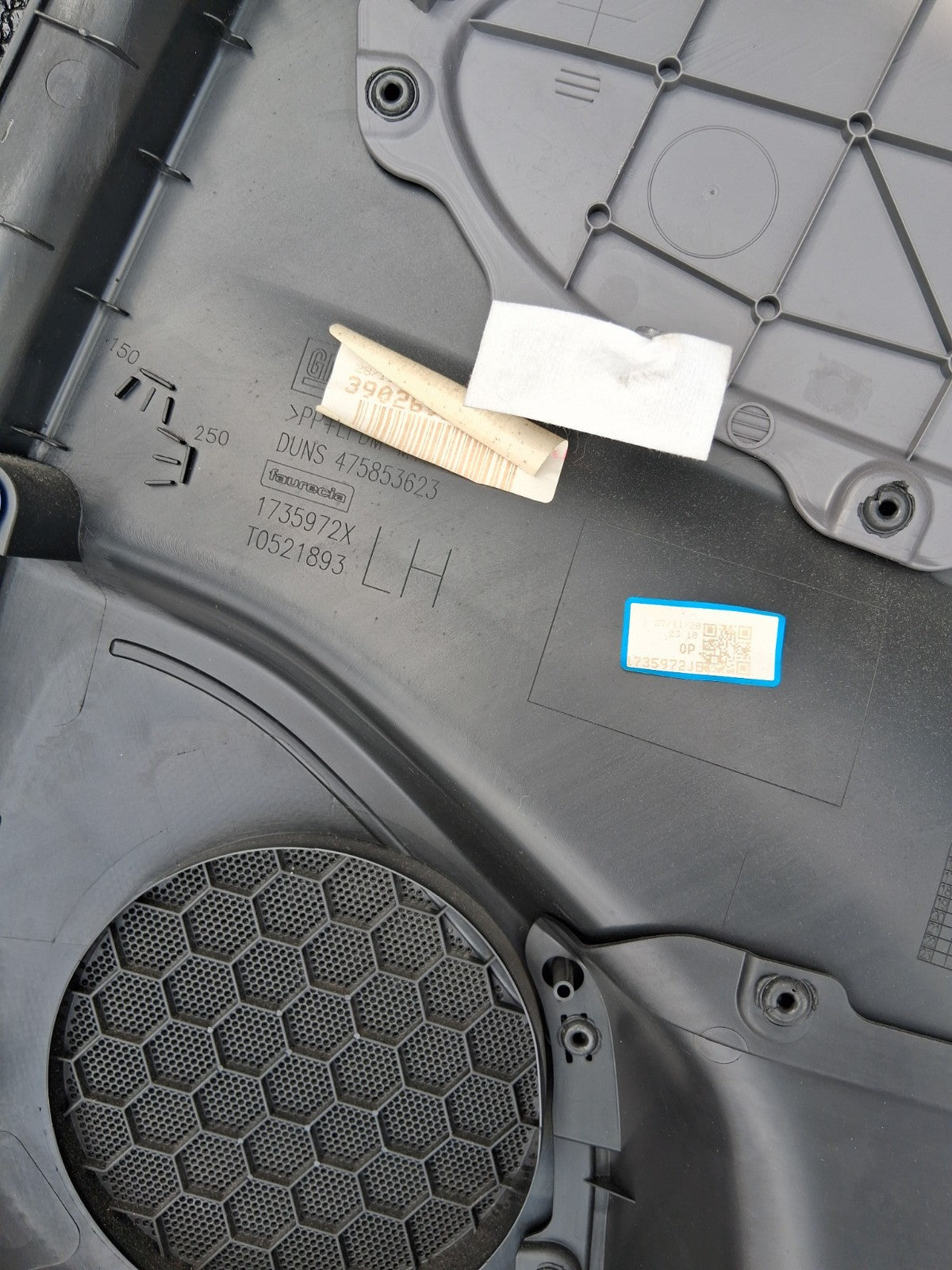 VAUXHALL CROSSLAND X 2018 NSF PASSENGER SIDE FRONT LEFT DOOR CARD 475853623