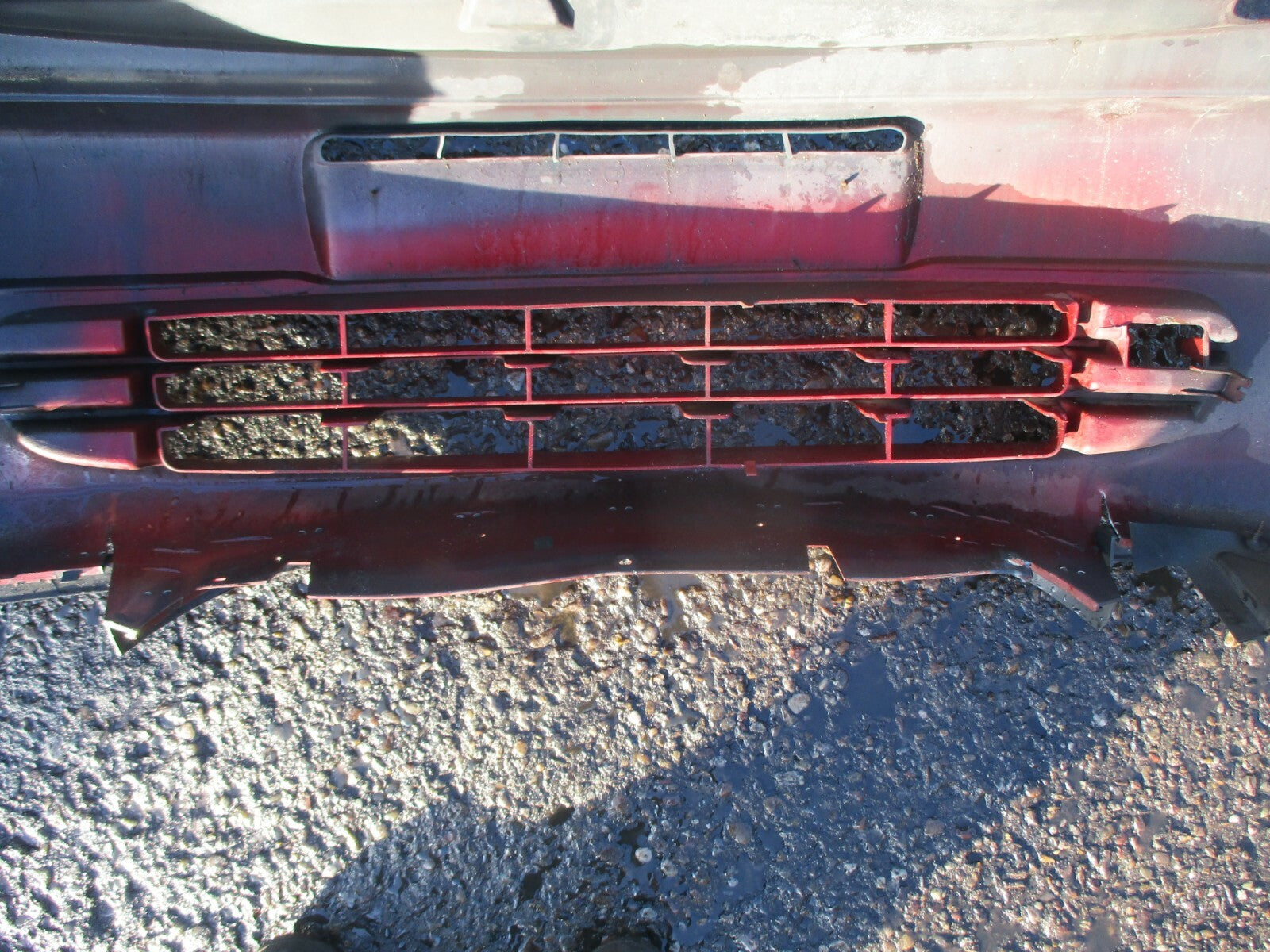 CITROEN XSARA PICASSO 2001 FRONT COMPLETE BUMPER RED