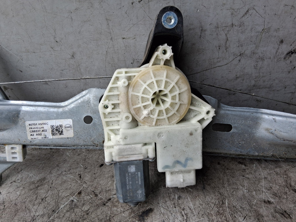2020 NISSAN QASHQAI J11 MK2 OSR DRIVER SIDE WINDOW MOTOR REGULATOR 80701HV00C