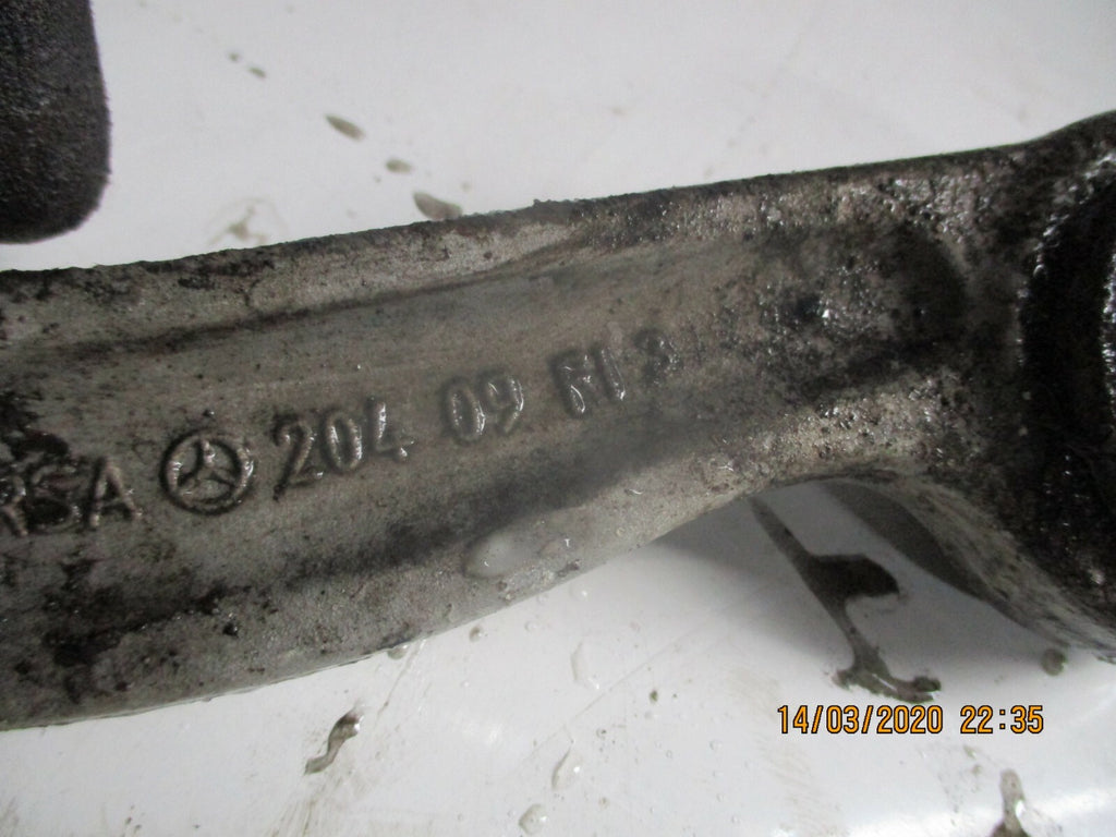 MERCEDES C CLASS W204 2012 C220 NSR PASSENGER SIDE REAR LOWER CONTROL ARM