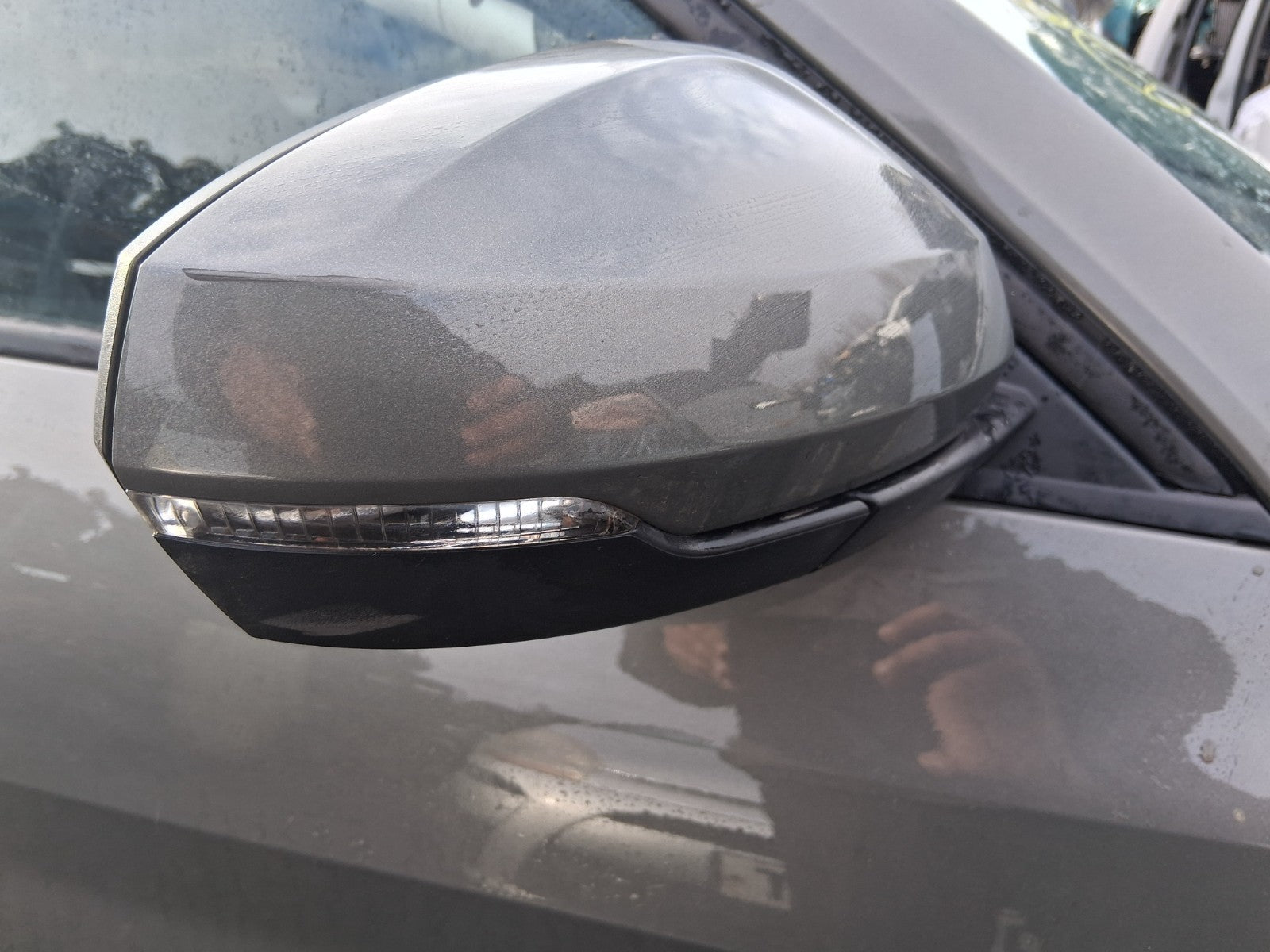 2024 AUDI A1 S LINE MK2 GB OSF DRIVER SIDE RIGHT POWER FOLD WING MIRROR GREY