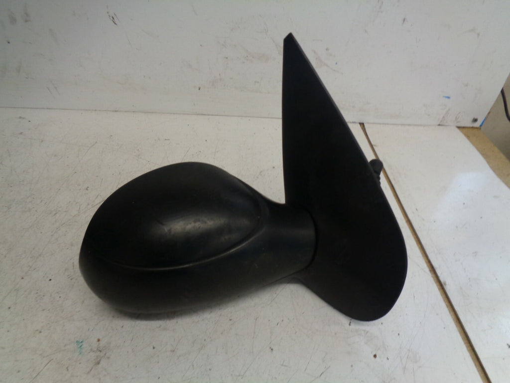 PEUGEOT 206 2001 OS DRIVER SIDE WING MIRROR BLACK