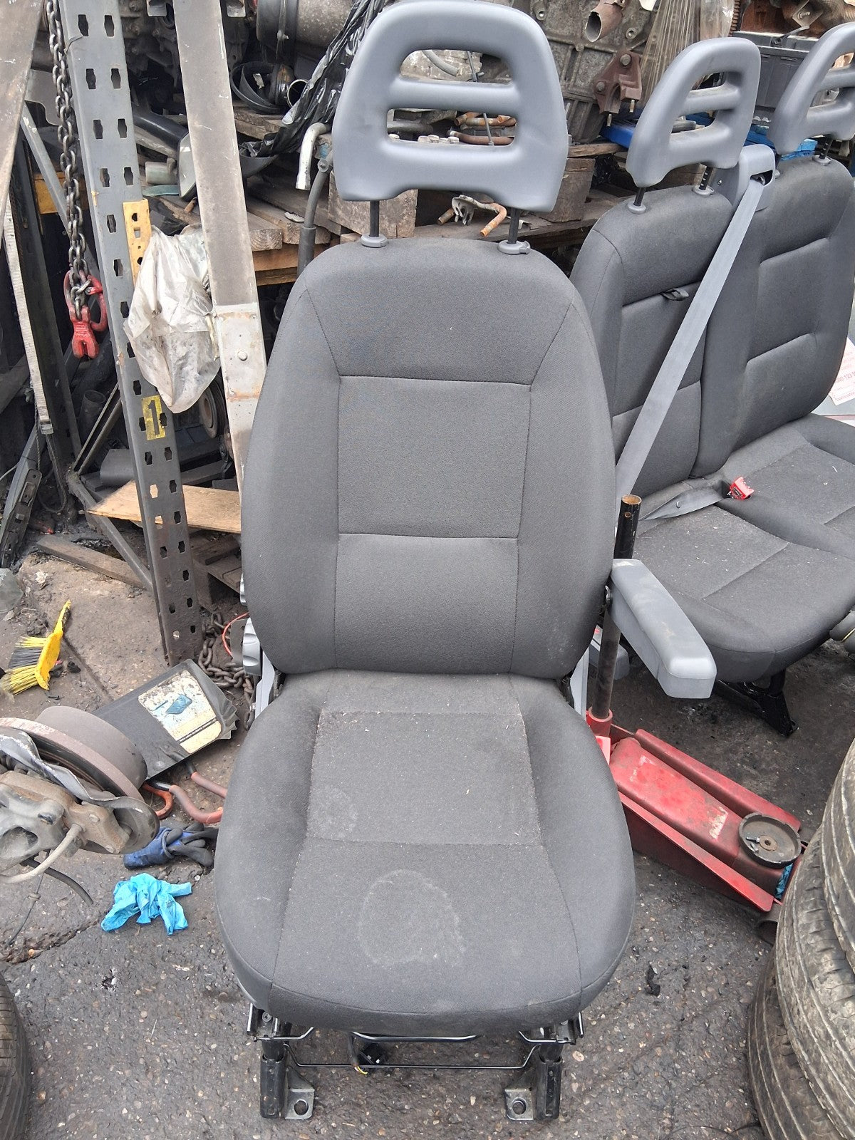 2024 FIAT DUCATO MK3 OSF DRIVER SIDE FRONT COMPLETE SINGLE SEAT FABRIC ARMREST