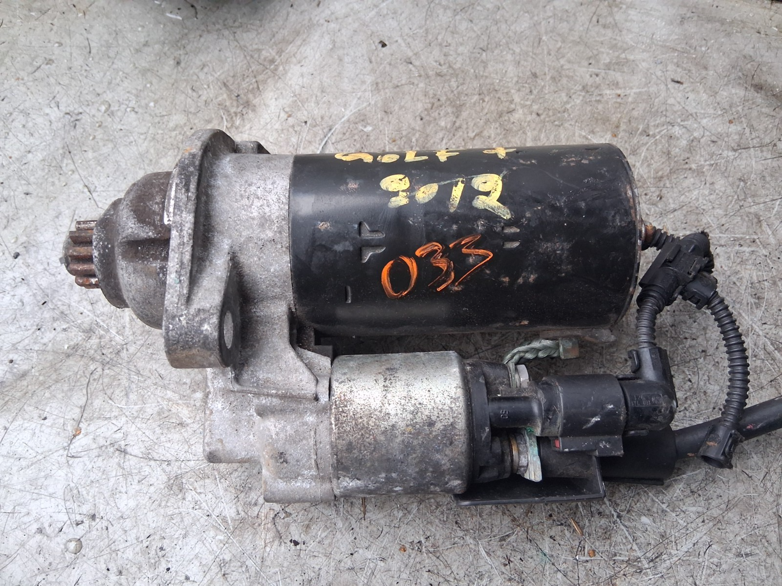 2012 VW VOLKSWAGEN GOLF PLUS STARTER MOTOR