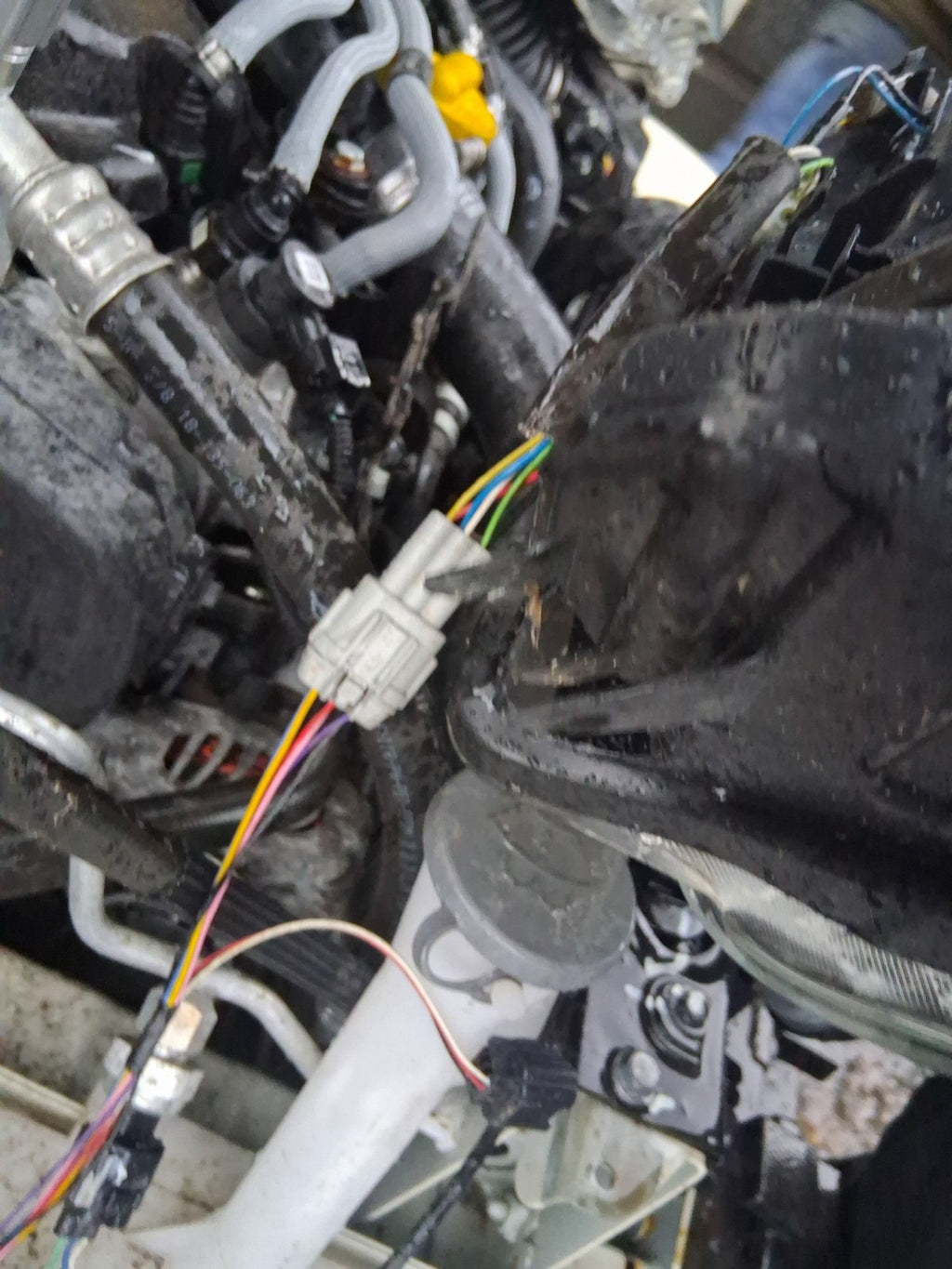 2018 NISSAN MICRA K14 OSF DRIVER SIDE FRONT RIGHT HEADLIGHT DAMAGED 260105FF0A
