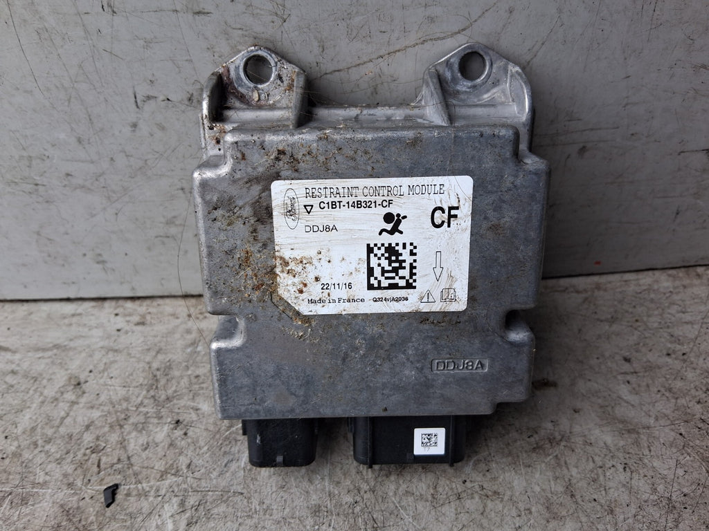 2016 FORD FIESTA MK7 AIRBAG CONTROL MODULE UNIT C1BT14B321CF