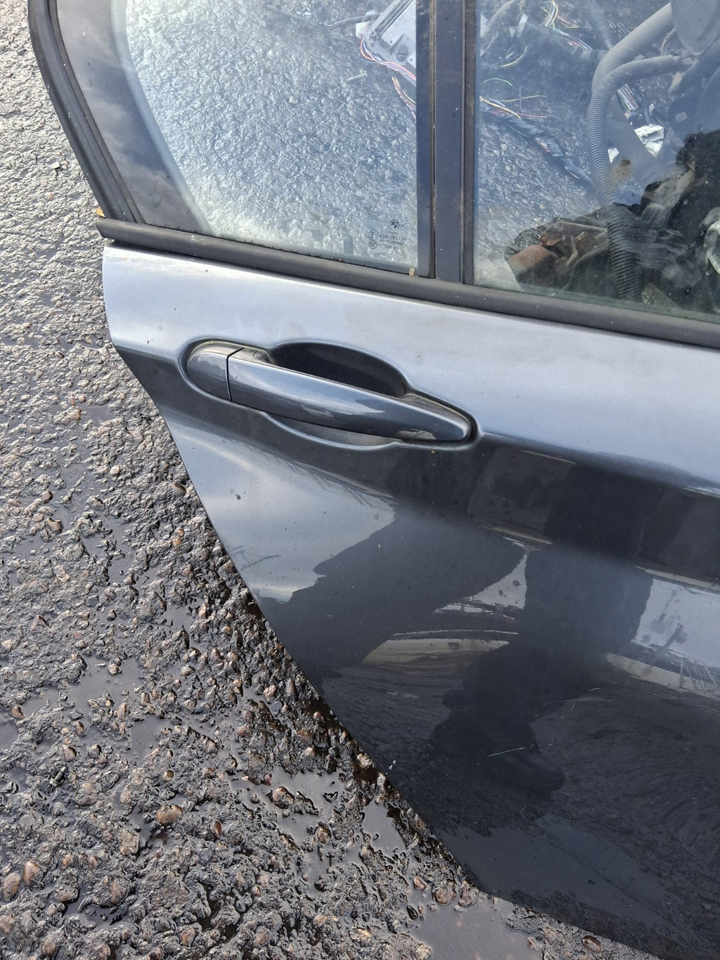 2016 BMW 1 SERIES F20 LCI OSR DRIVER SIDE REAR BARE DOOR GREY METALLIC B39
