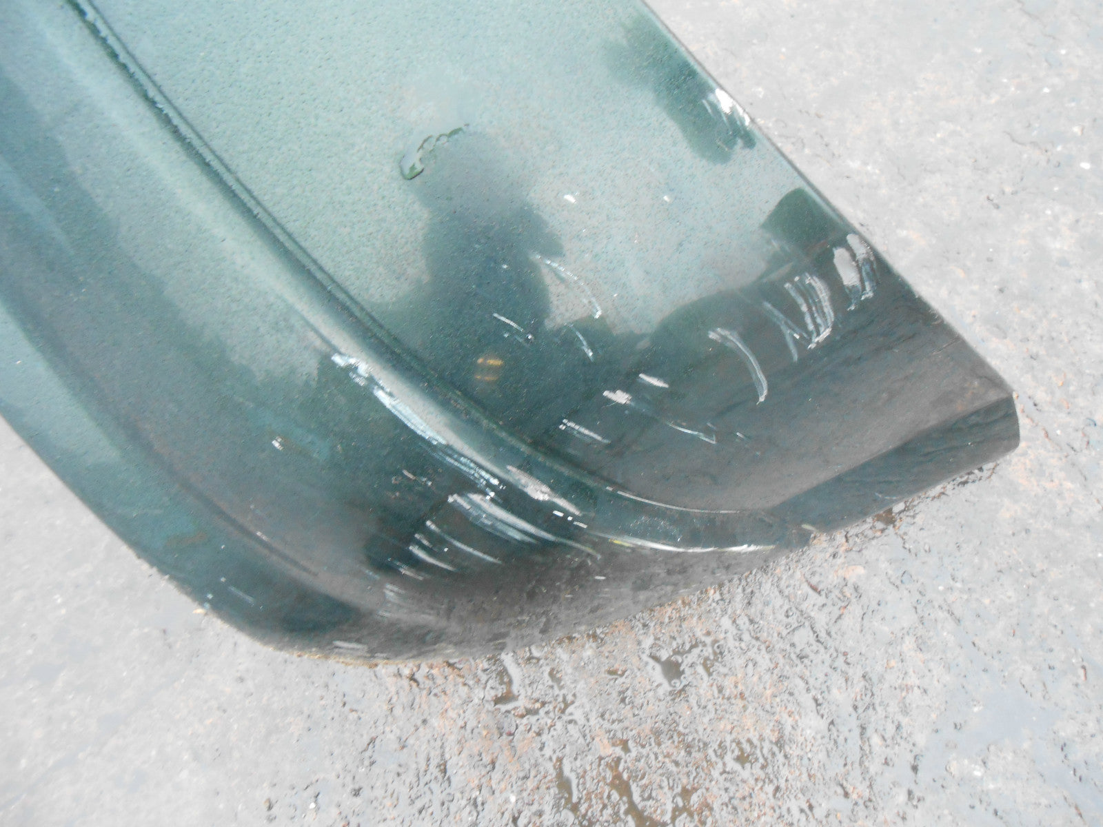 VAUXHALL ASTRA G MK4 2003 HATCHBACK REAR BACK PLASTIC BUMPER DARK GREEN