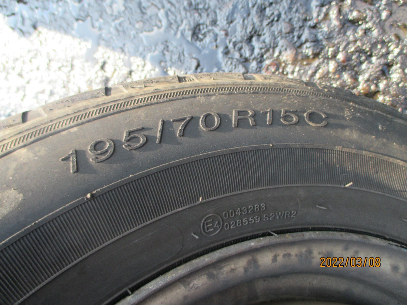 FORD TRANSIT MK7 2011 15 INCH STEEL WHEEL & TYRE 195/70R15 SAILWIN