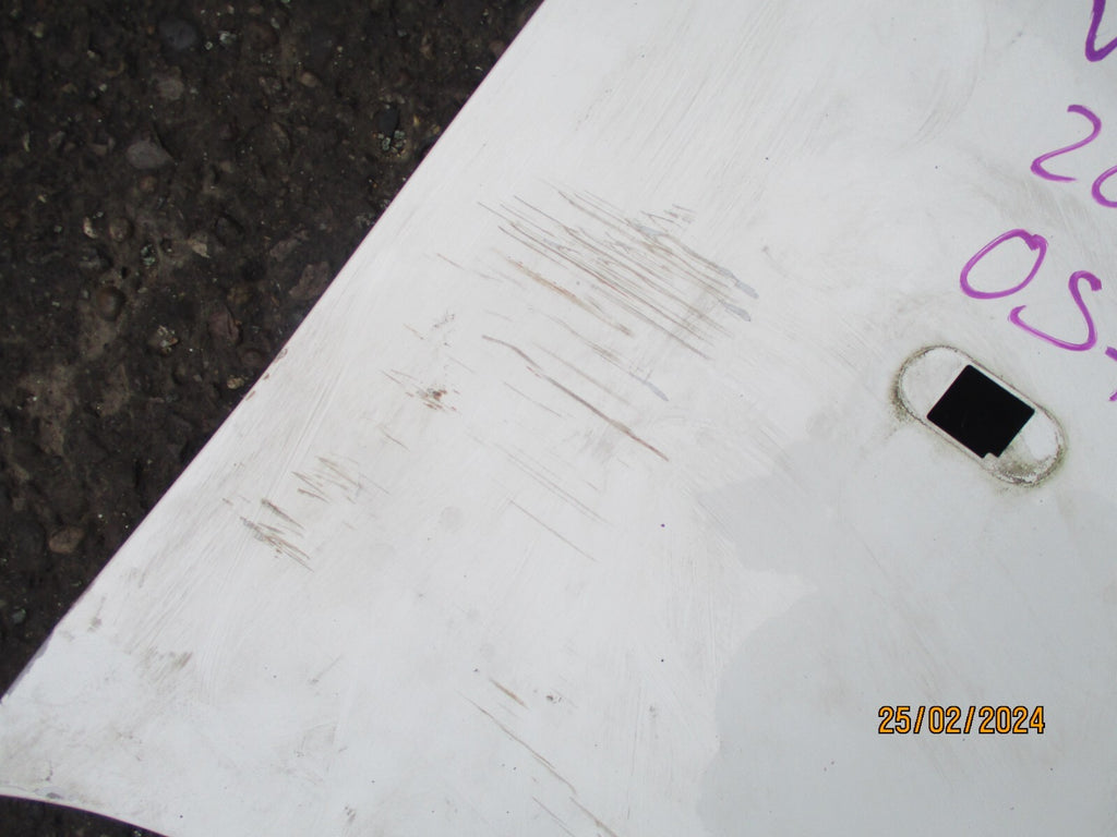 VAUXHALL VIVARO X82 MK2 2017 OS DRIVER SIDE WING PANEL WHITE