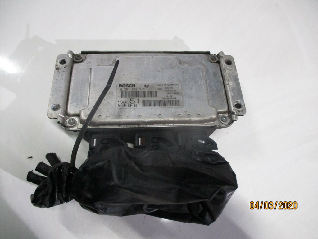 CITROEN XSARA PICASSO 1.6I 2003 ECU ENGINE CONTROL UNIT 0261207318 9648483480