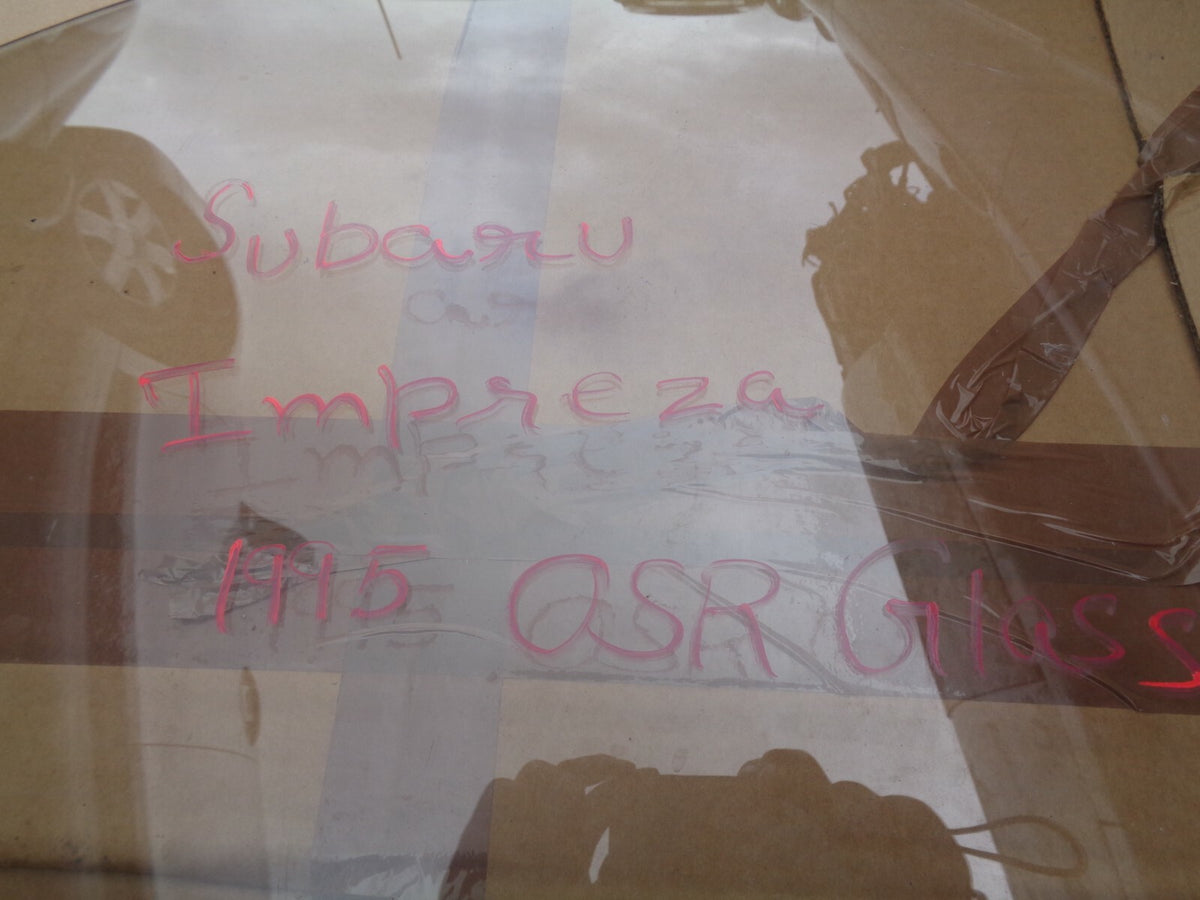 SUBARU IMPREZA WRX OSR DRIVER SIDE REAR WINDOW GLASS