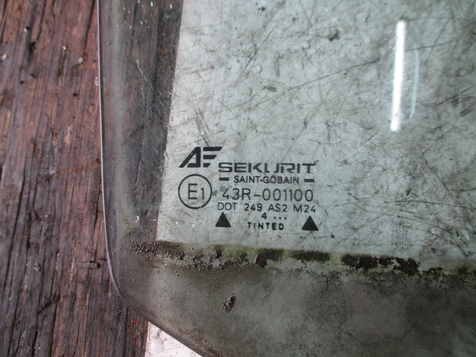 SEAT ALHAMBRA MK1 7M 2004 OSF DRIVER SIDE FRONT DOOR WINDOW GLASS