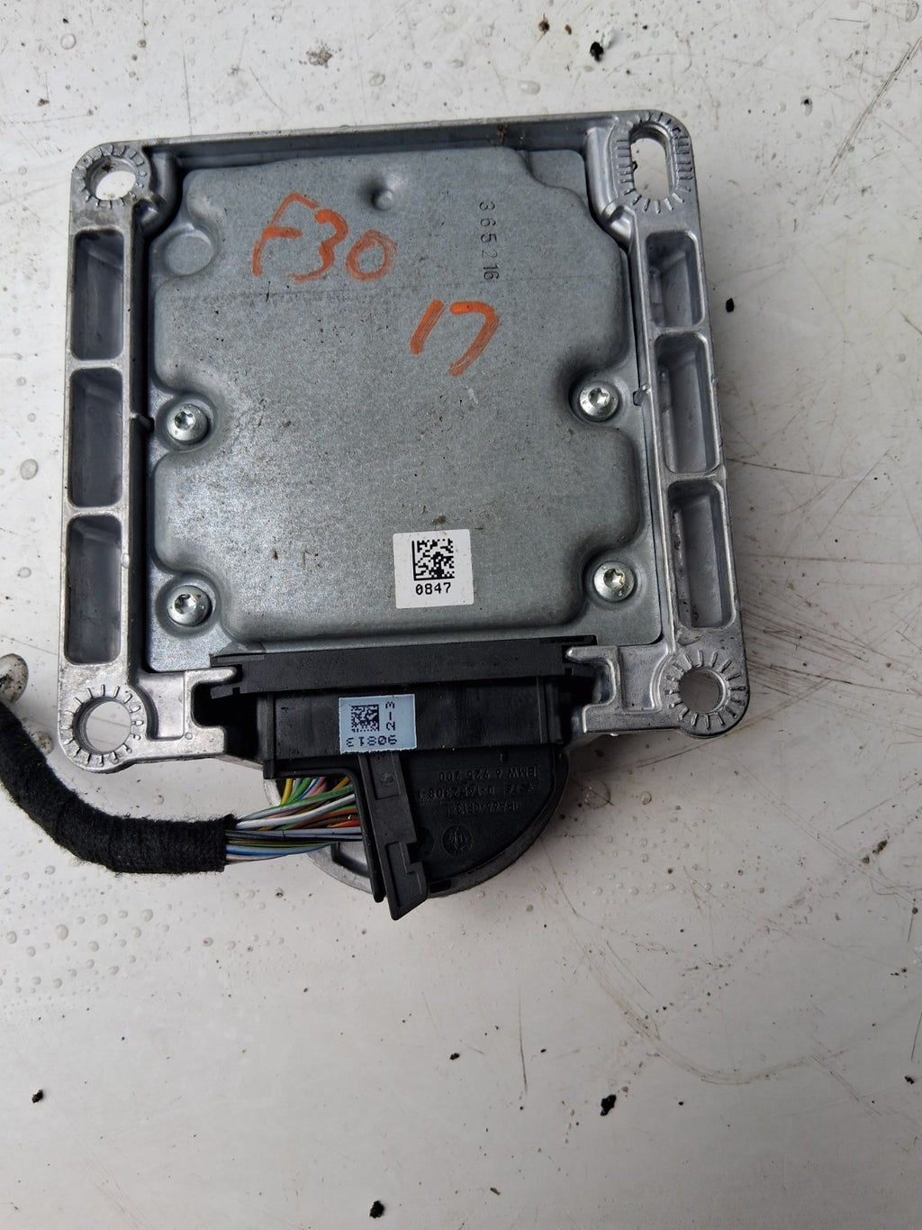 BMW F30 3 SERIES 2017 AIRBAG CONTROL ECU MODULE UNIT  34526882971