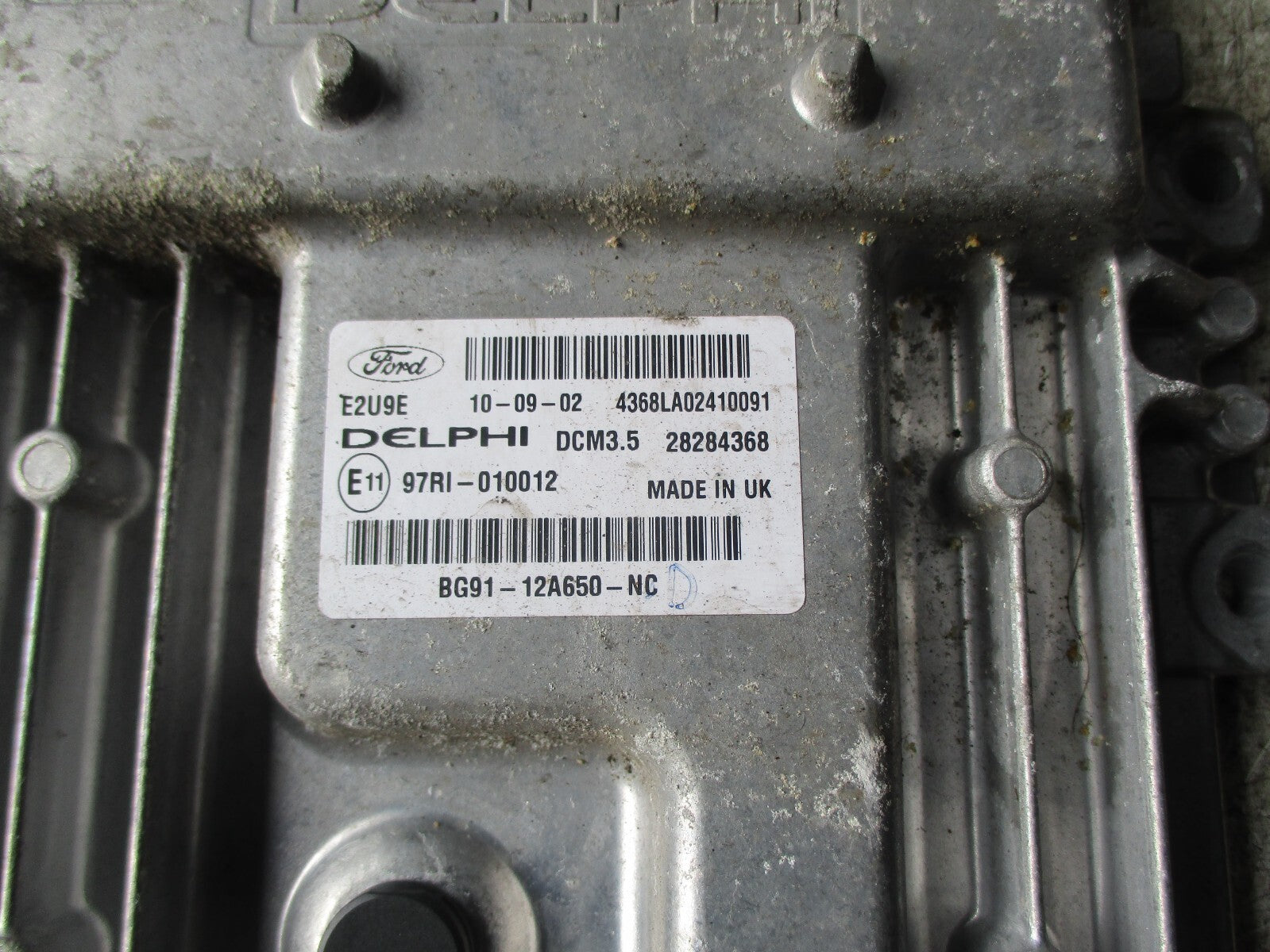 FORD S MAX 2010 2.0 DIESEL TDCI ECU ENGINE CONTROL MODULE BG9112A650NC