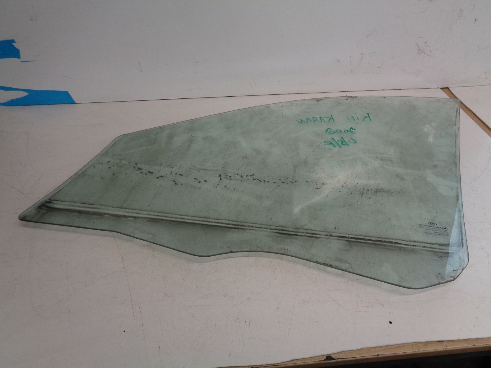KIA KARENS 2008 OSF DRIVER SIDE FRONT  RIGHT DOOR WINDOW GLASS E1143R00240