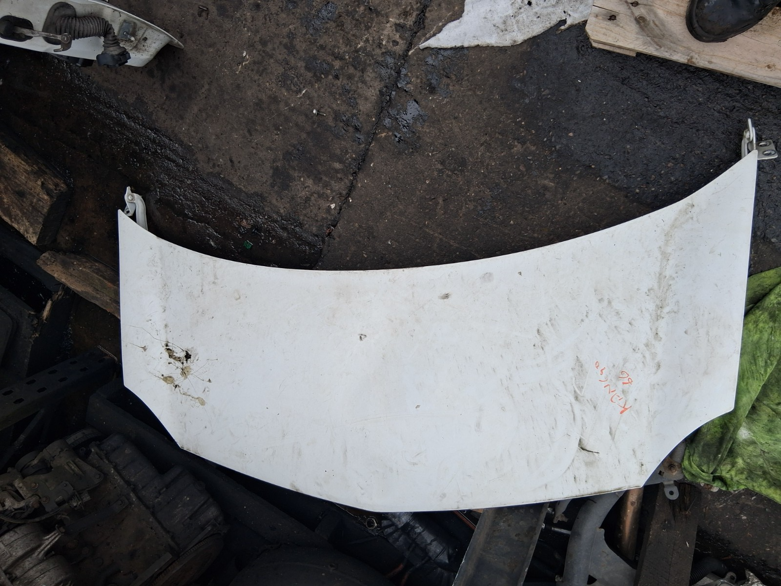 2016 RENAULT KANGOO MK2 FRONT BONNET HOOD PANEL WHITE