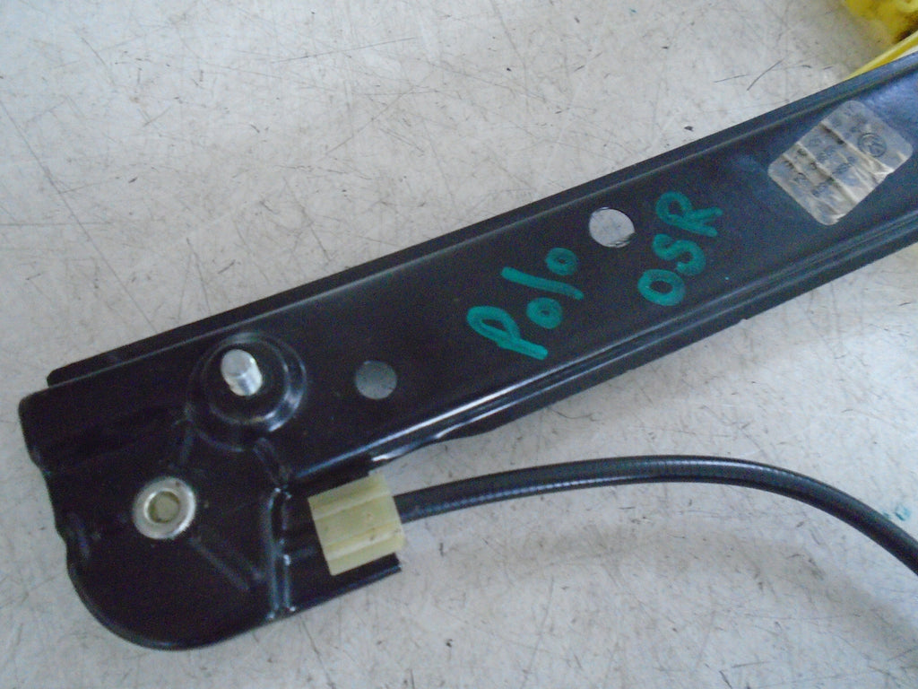 VW VOLKSWAGEN POLO 6R 2016 OSR DRIVER REAR WINDOW MOTOR REGULATOR 6R0959812N
