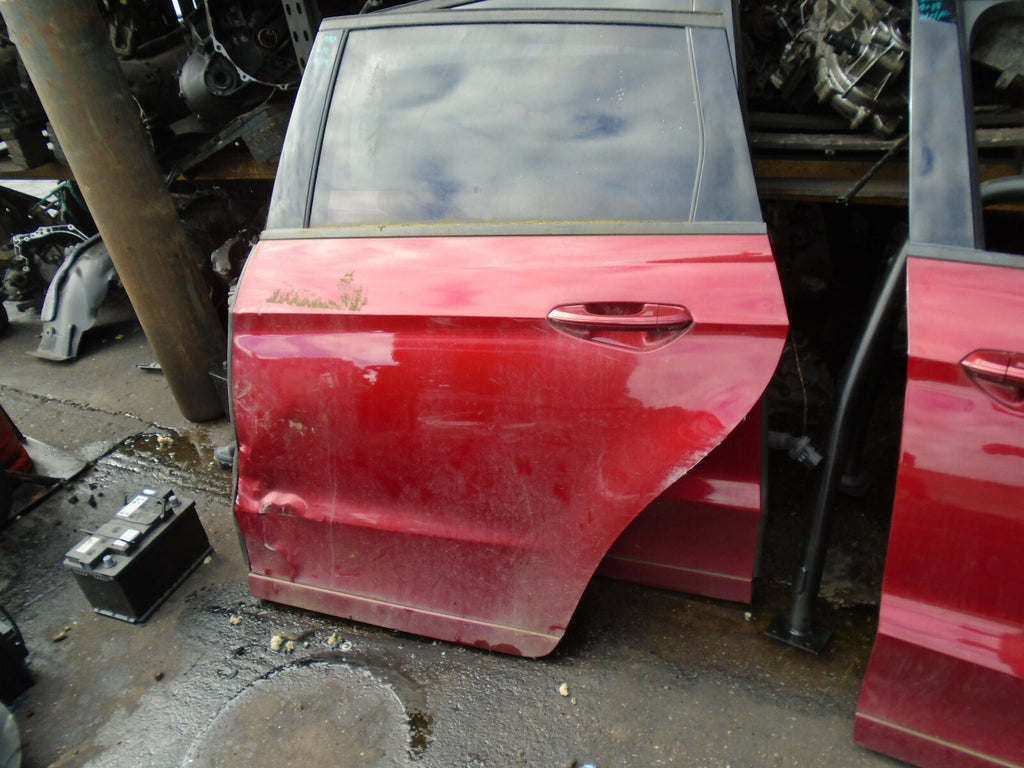 FORD S MAX MK2 2018 NSR PASSENGER SIDE REAR DOOR BARE DAMAGED RED