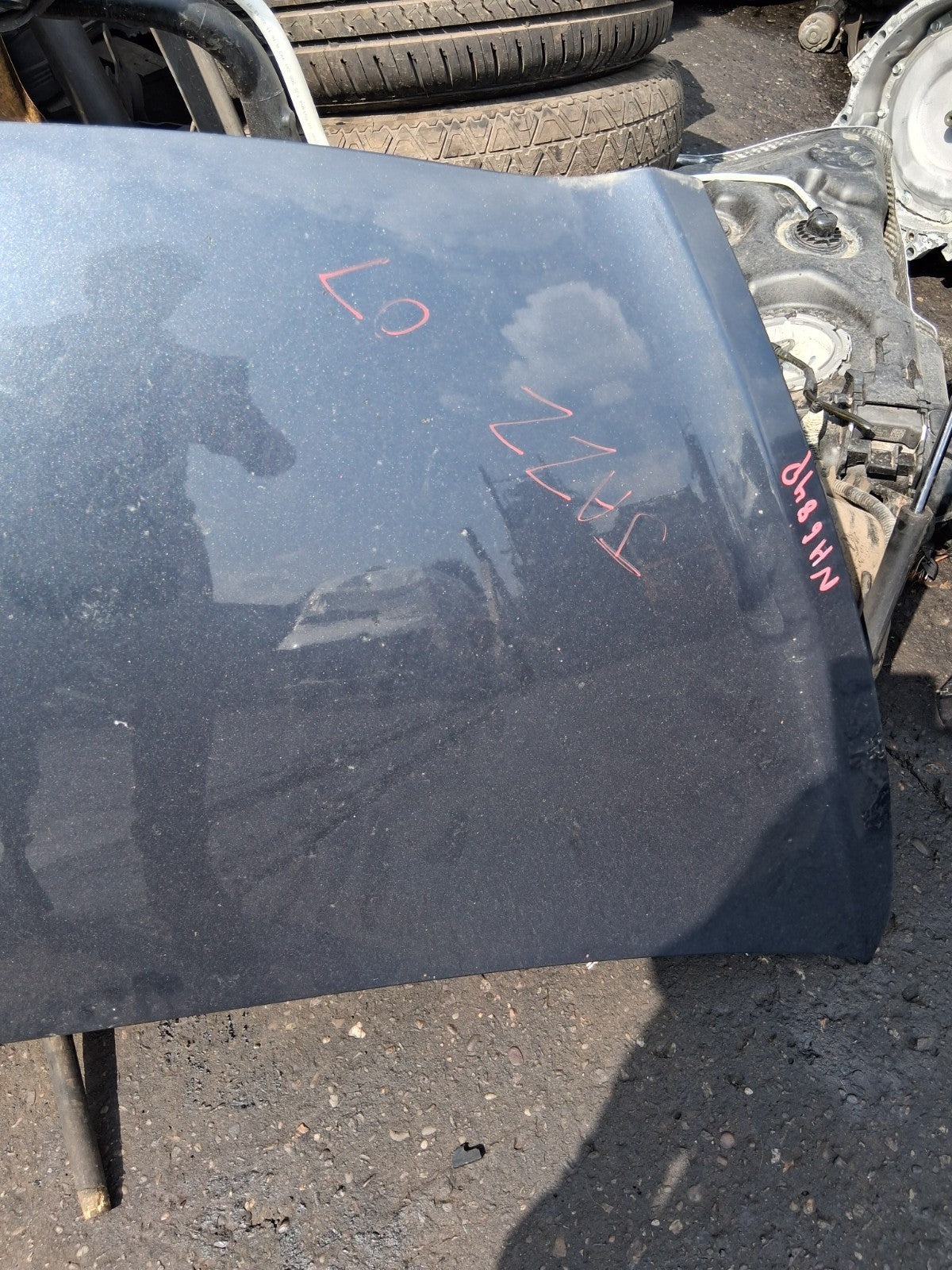 2007 HONDA JAZZ MK2 FRONT BONNET HOOD PANEL BLUE