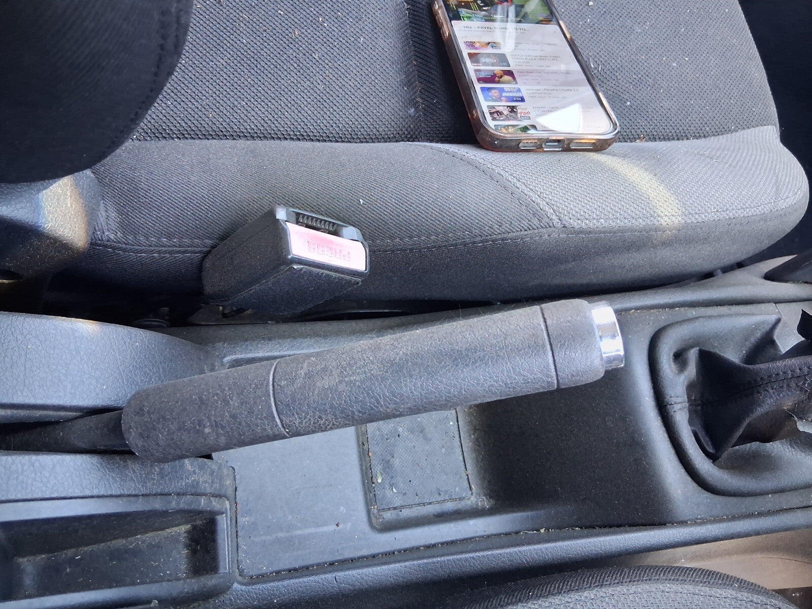 2009 PEUGEOT 207 MANUAL HANDBRAKE PARKING BRAKE LEVER MECHANISM