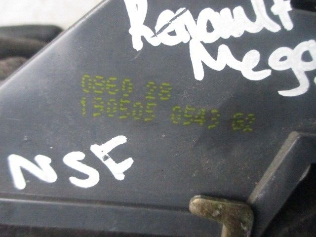 2009 RENAULT MEGANE MK2 NSF PASSENGER SIDE FRONT DOOR LOCK MECHANISM 086028