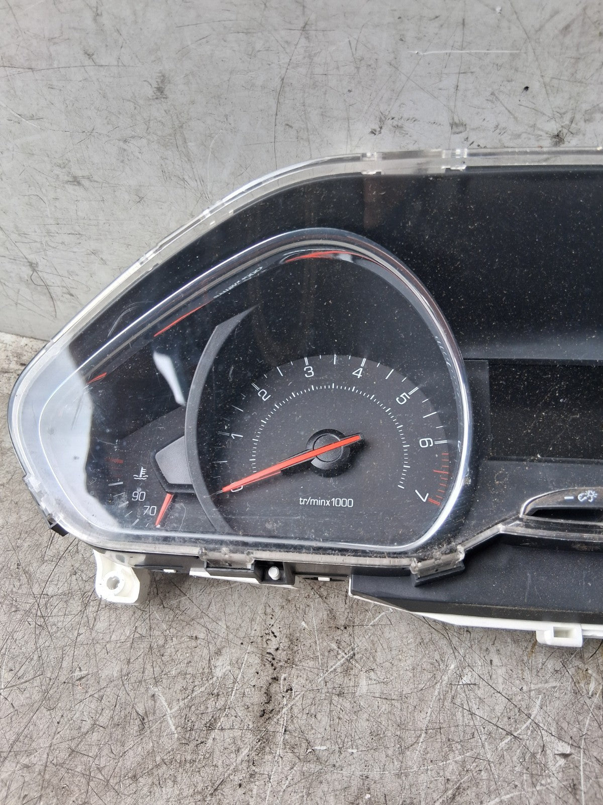 2012 PEUGEOT 208 1.2 PETROL SPEEDO SPEEDOMETER INSTRUMENT CLUSTER 9801906680