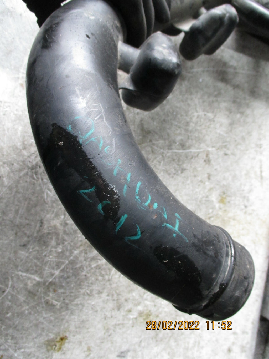 NISSAN QASHQAI 2012 J10 1.6 PETROL AIR INTAKE HOSE PIPE 1076853S01