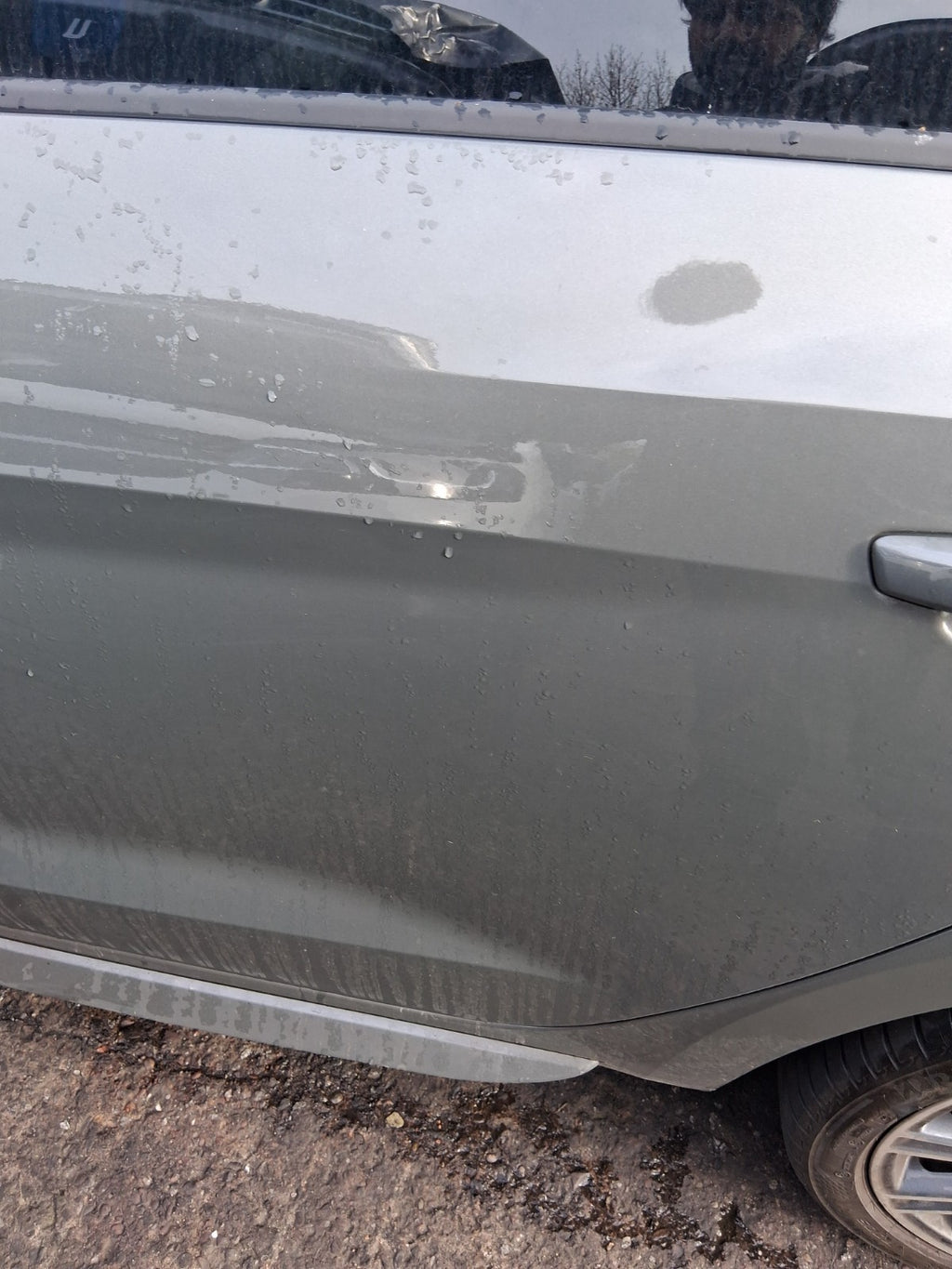 2024 AUDI A1 S LINE MK2 GB NSR PASSENGER SIDE REAR BARE DOOR CHRONOS GREY LX7G