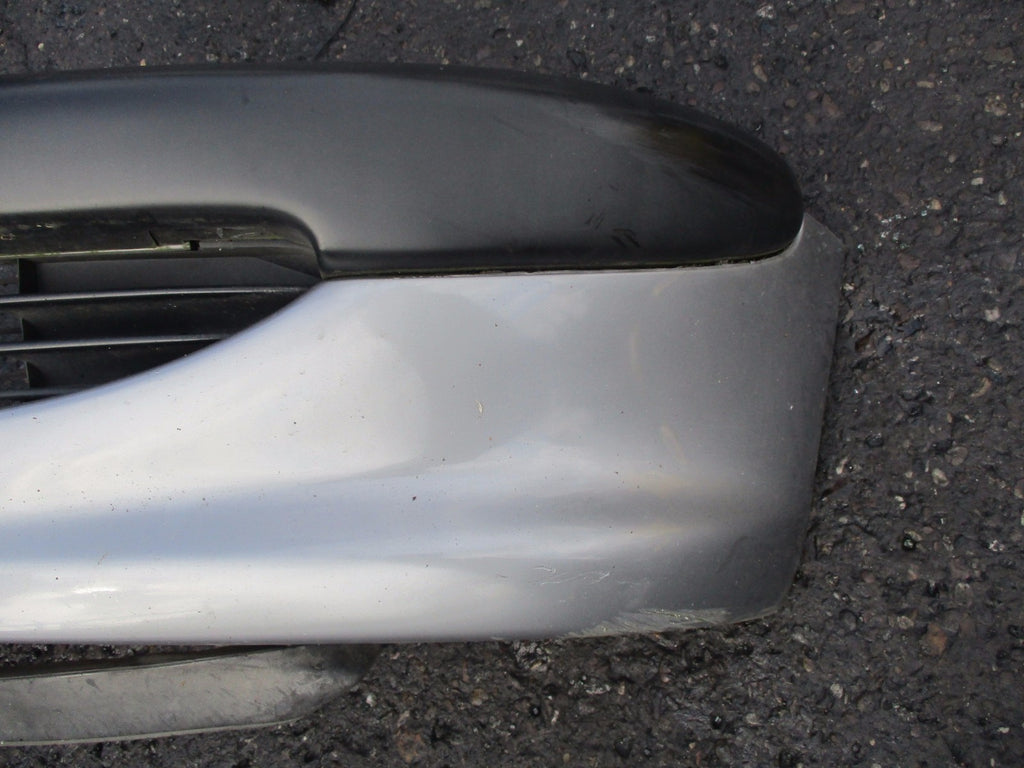 PEUGEOT 206 2002 COMPLETE FRONT PLASTIC BUMPER SILVER