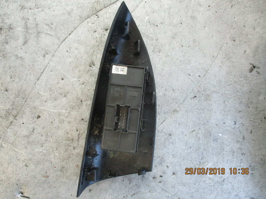 NISSAN JUKE OSF DRIVER SIDE FRONT WINDOW CONTROL SWITCH PANEL 254111KA5A