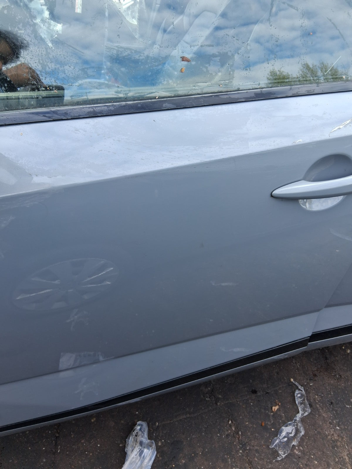 2024 NISSAN QASHQAI J12 MK3 NSF PASSENGER SIDE FRONT LEFT BARE DOOR GREY